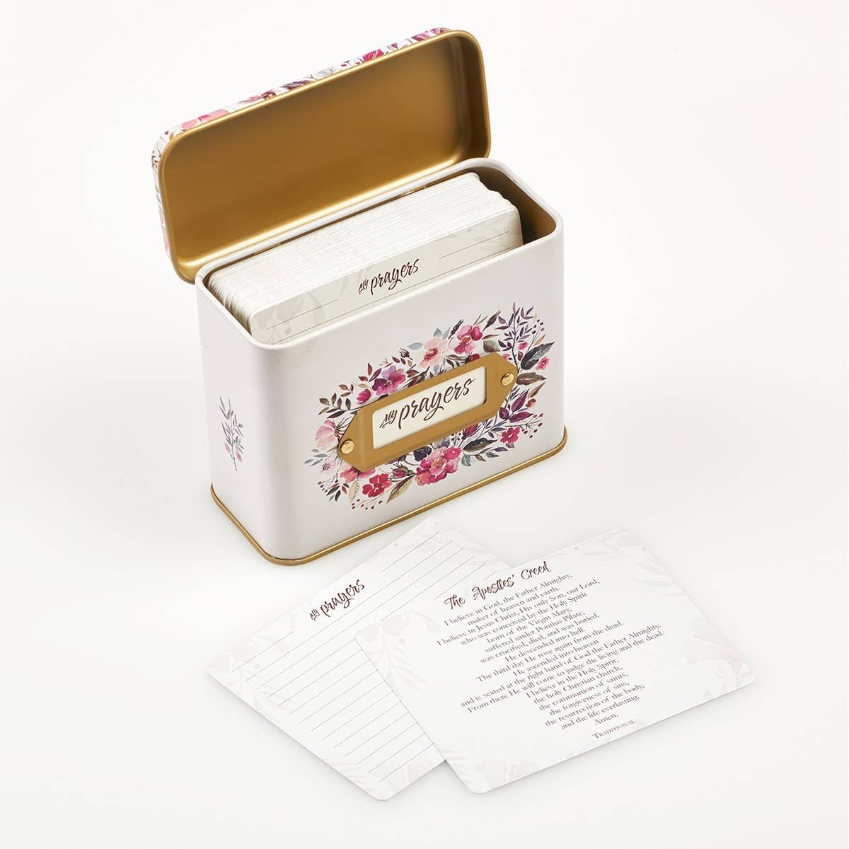Christian Art Gifts - Cards in Tin My Prayers - Image 2