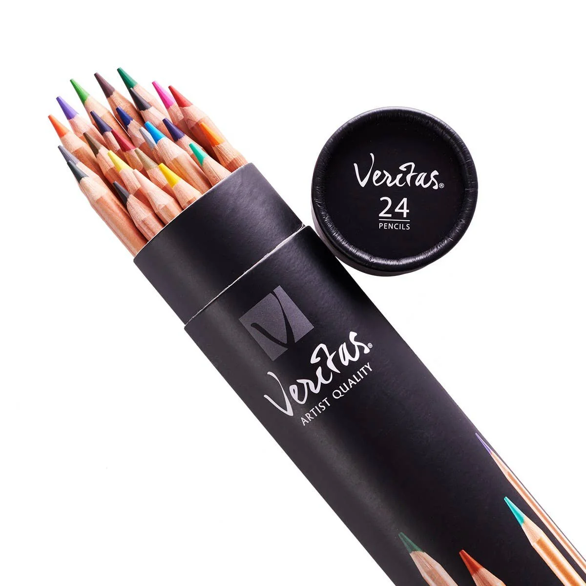 Christian Art Gifts - Coloring Pencils Veritas 24/set Round - Image 2