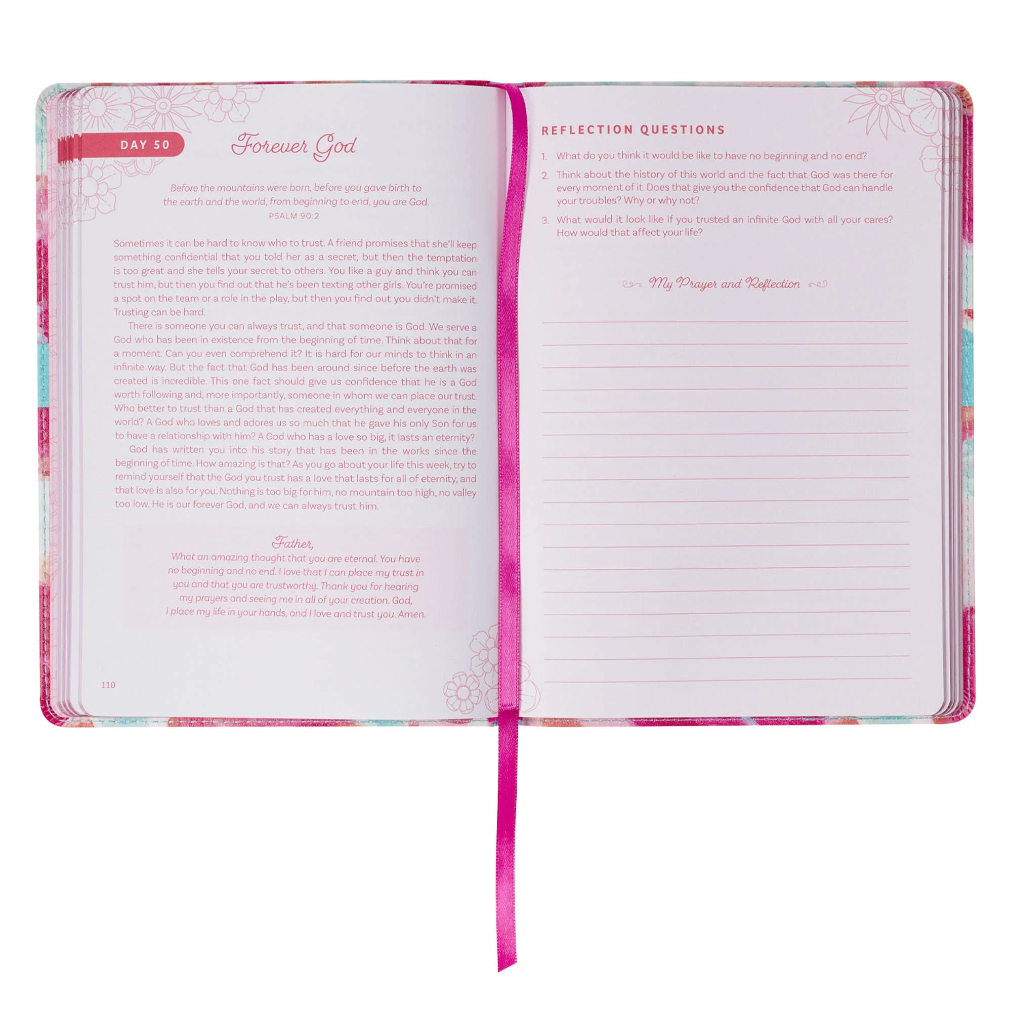 Devotional Moments with God for Teen Girls Faux leather - Image 4