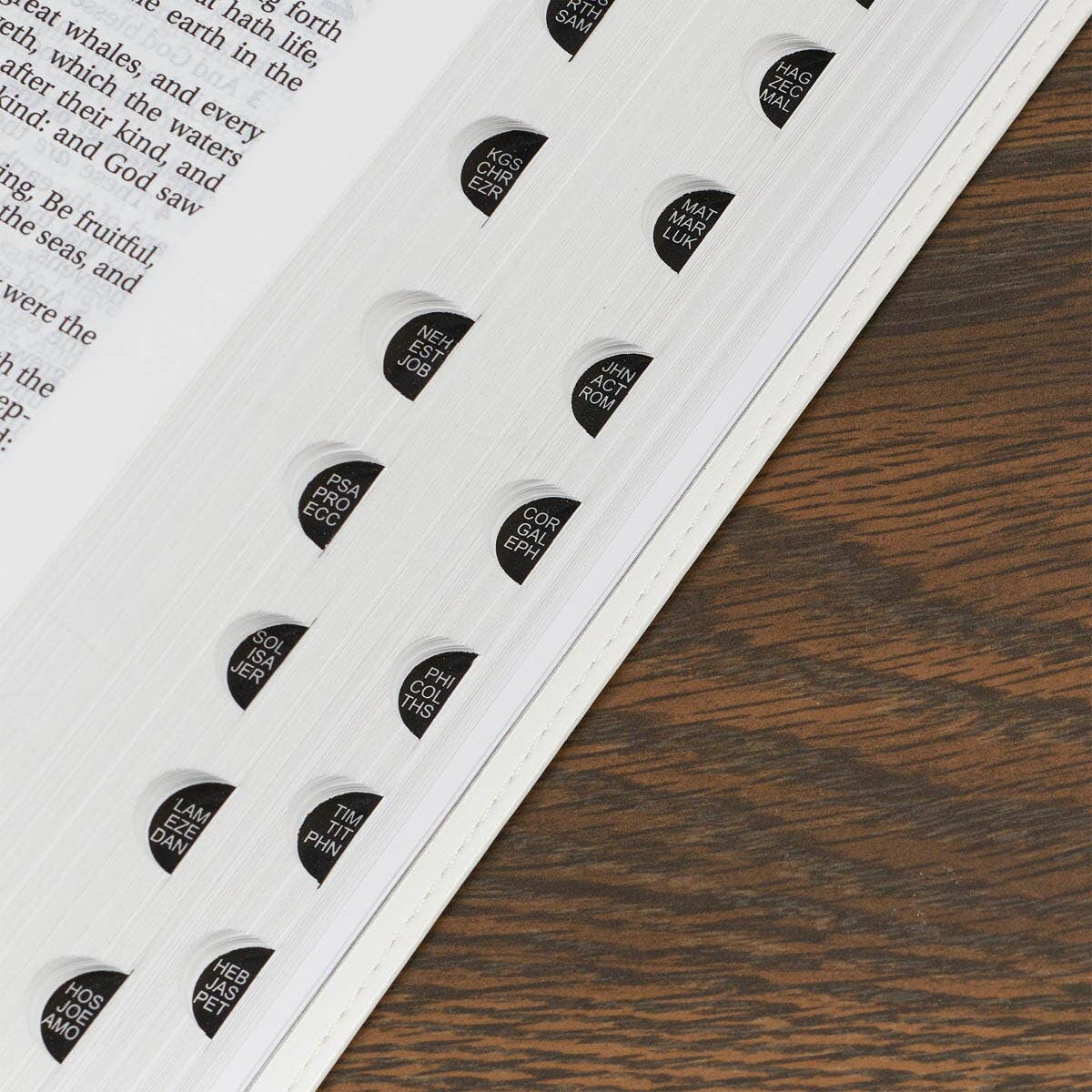 KJV Bible Thinline LP Faux Leather, White - Image 3