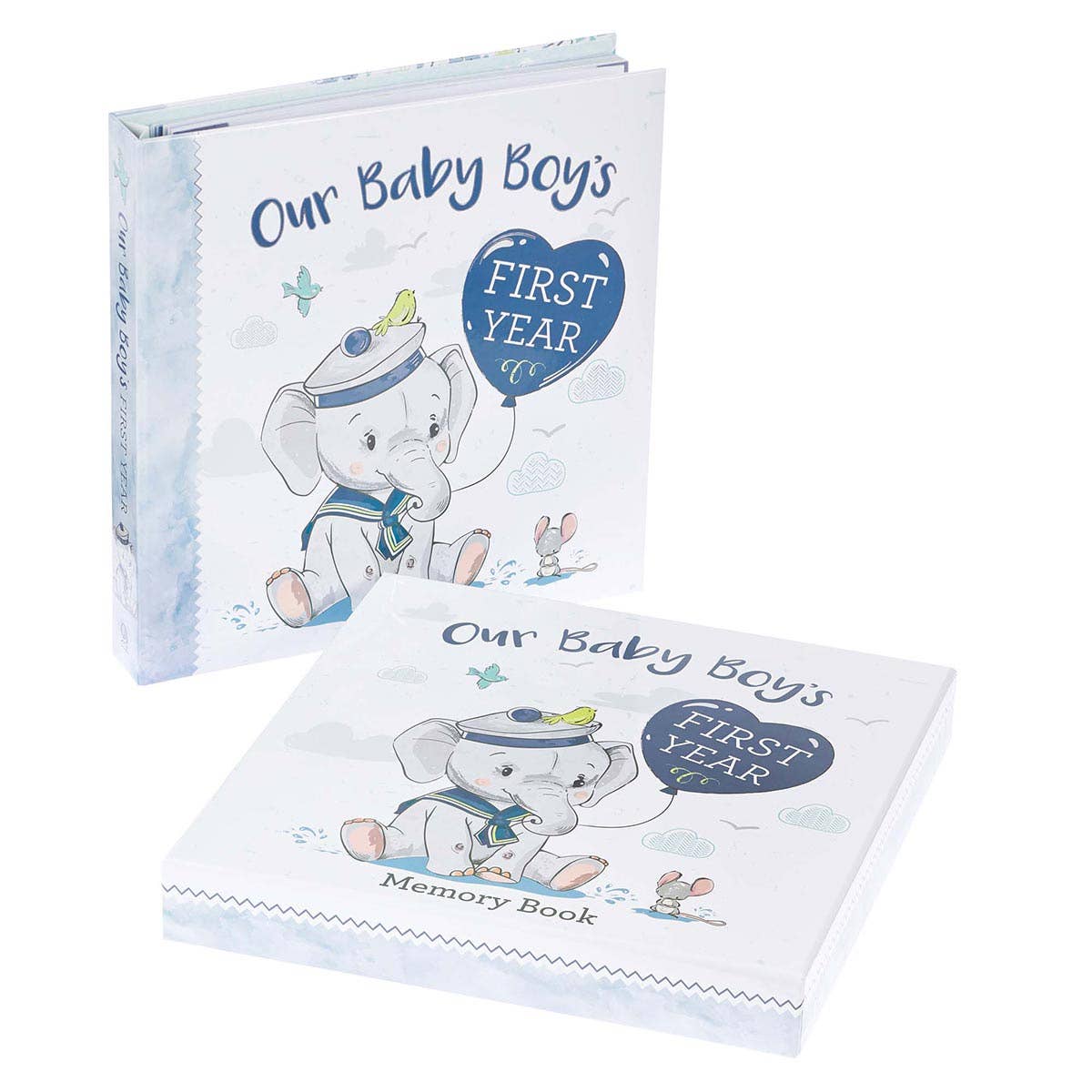 Memory Book Our Baby Boy's First Year Padded Hardcover - Image 2
