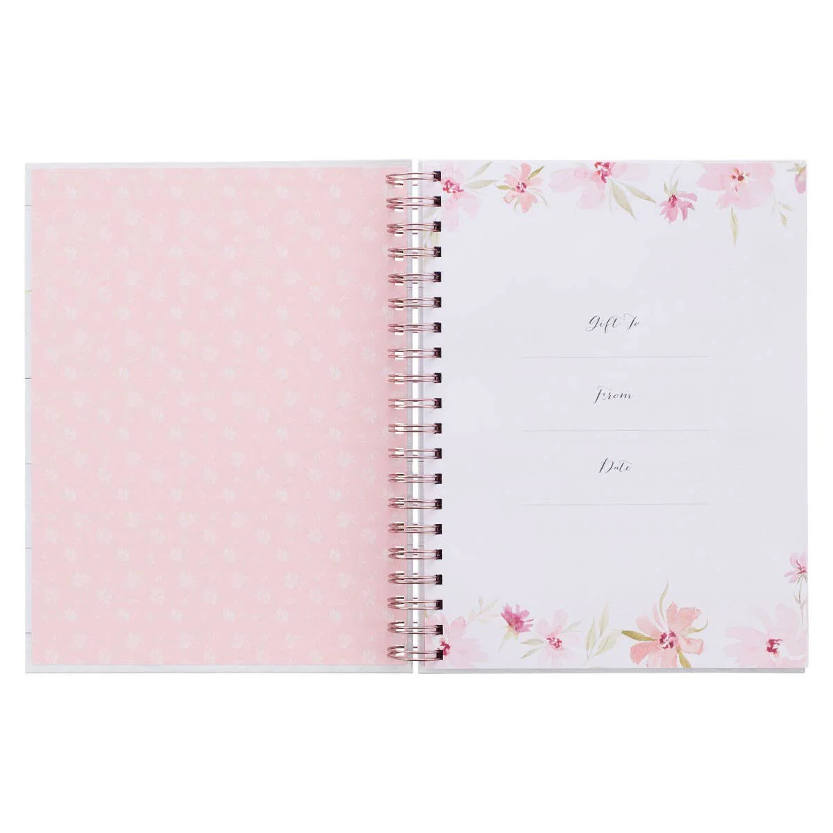 Prompted Hardcover Wirebound Prayer Journal White for Women - Image 3