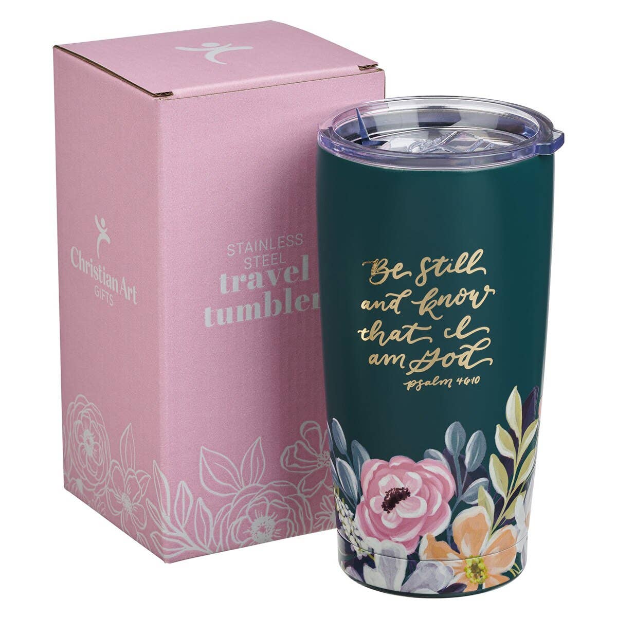 Tumbler SS Blue Be Still Ps. 46:10 - Image 2