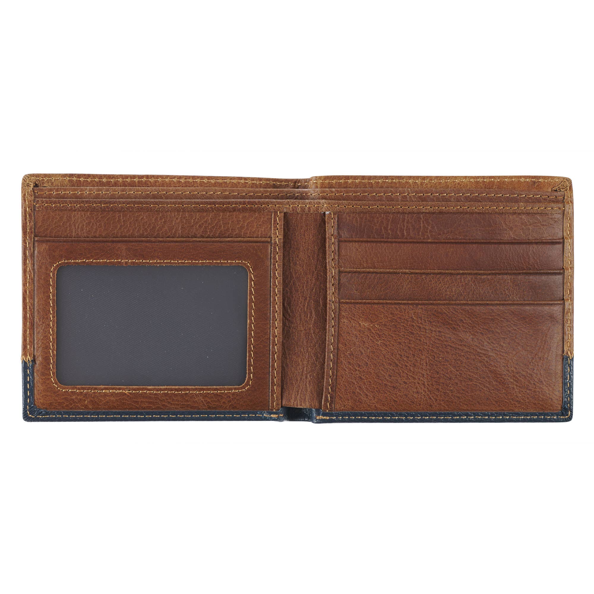 Wallet Leather Two-tone Be Strong & Couragous Josh. 1:9 - Image 3