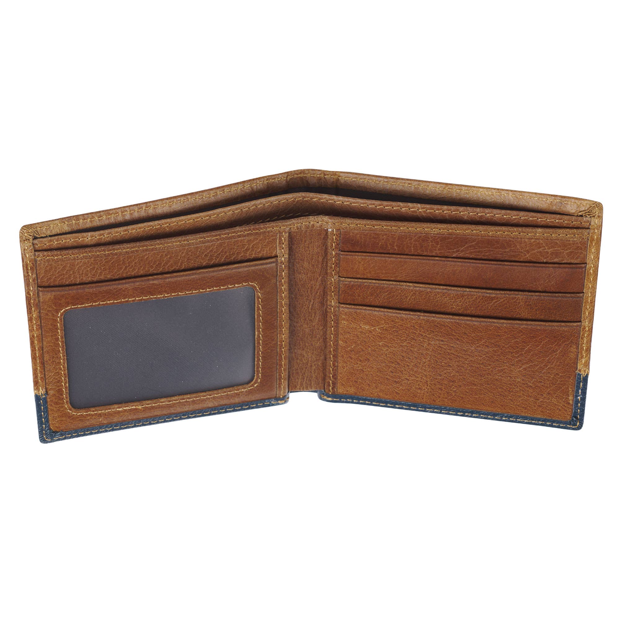 Wallet Leather Two-tone Be Strong & Couragous Josh. 1:9 - Image 4