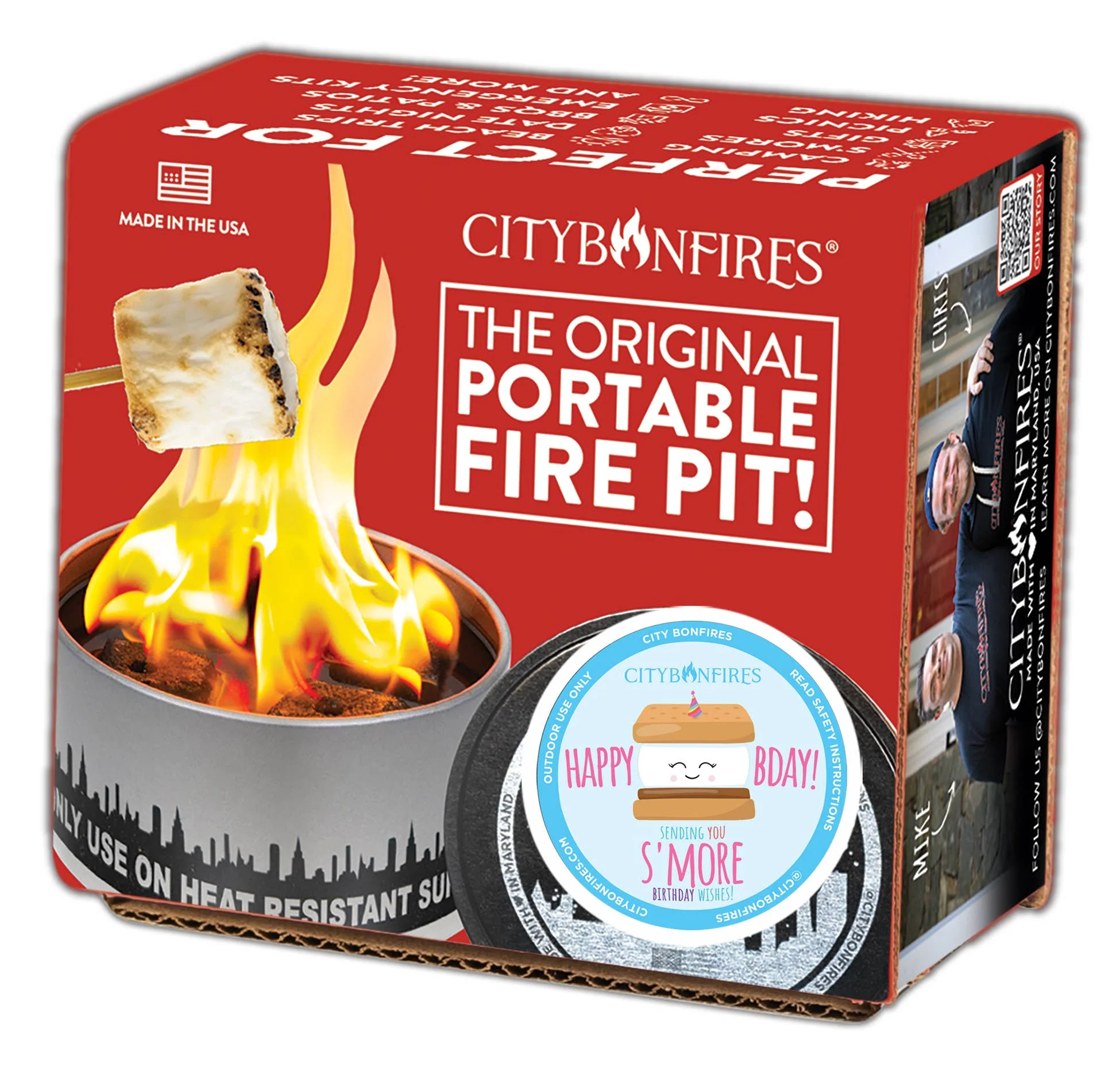 City Bonfires - Portable Fire Pits - City Bonfire - Happy Birthday Edition - Image 6