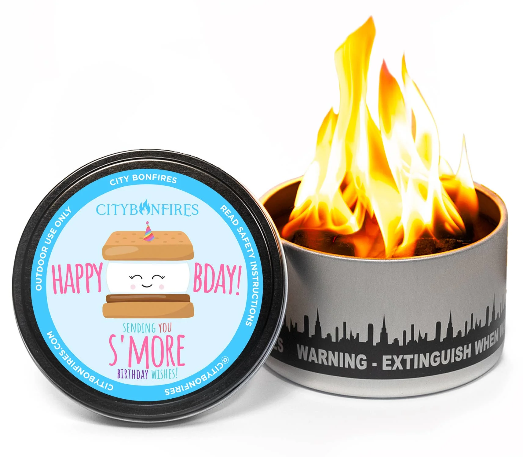 City Bonfires - Portable Fire Pits - City Bonfire - Happy Birthday Edition - Image 8