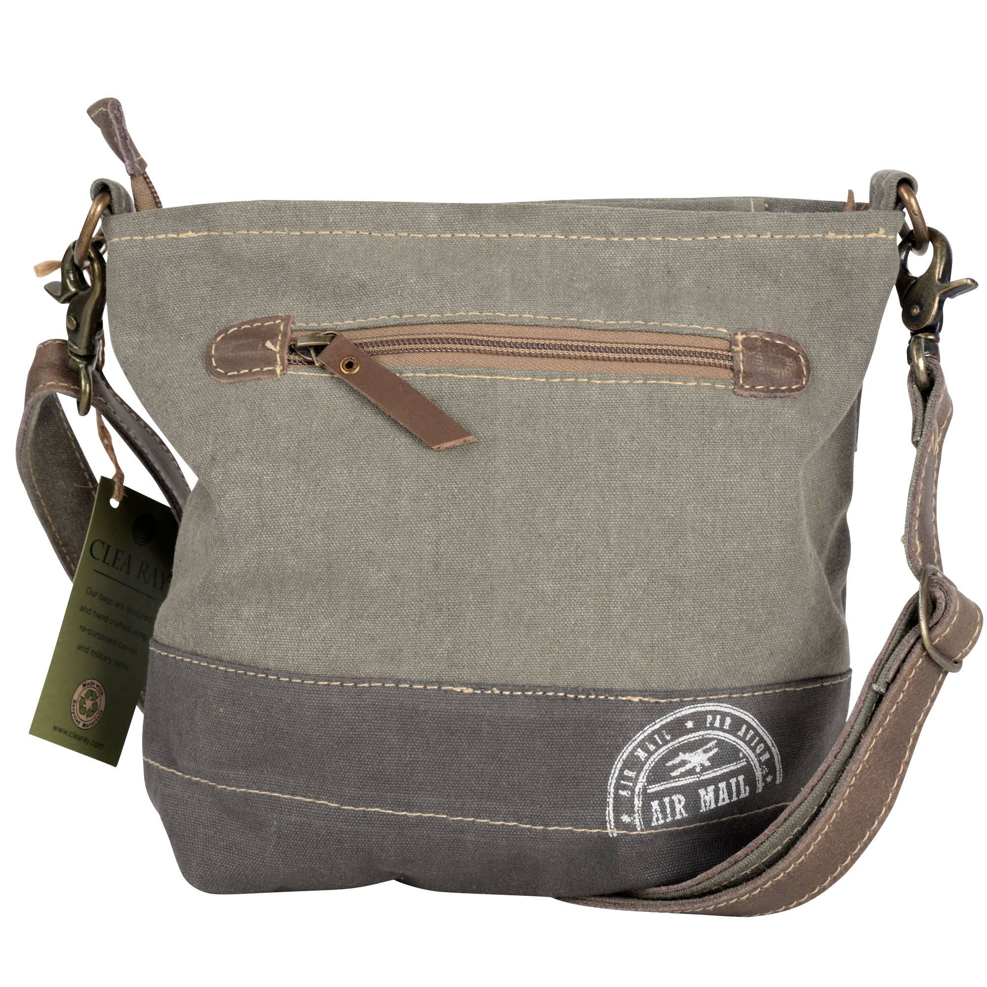 Army Eco-Friendly Canvas Women's Messenger Bag - Image 2