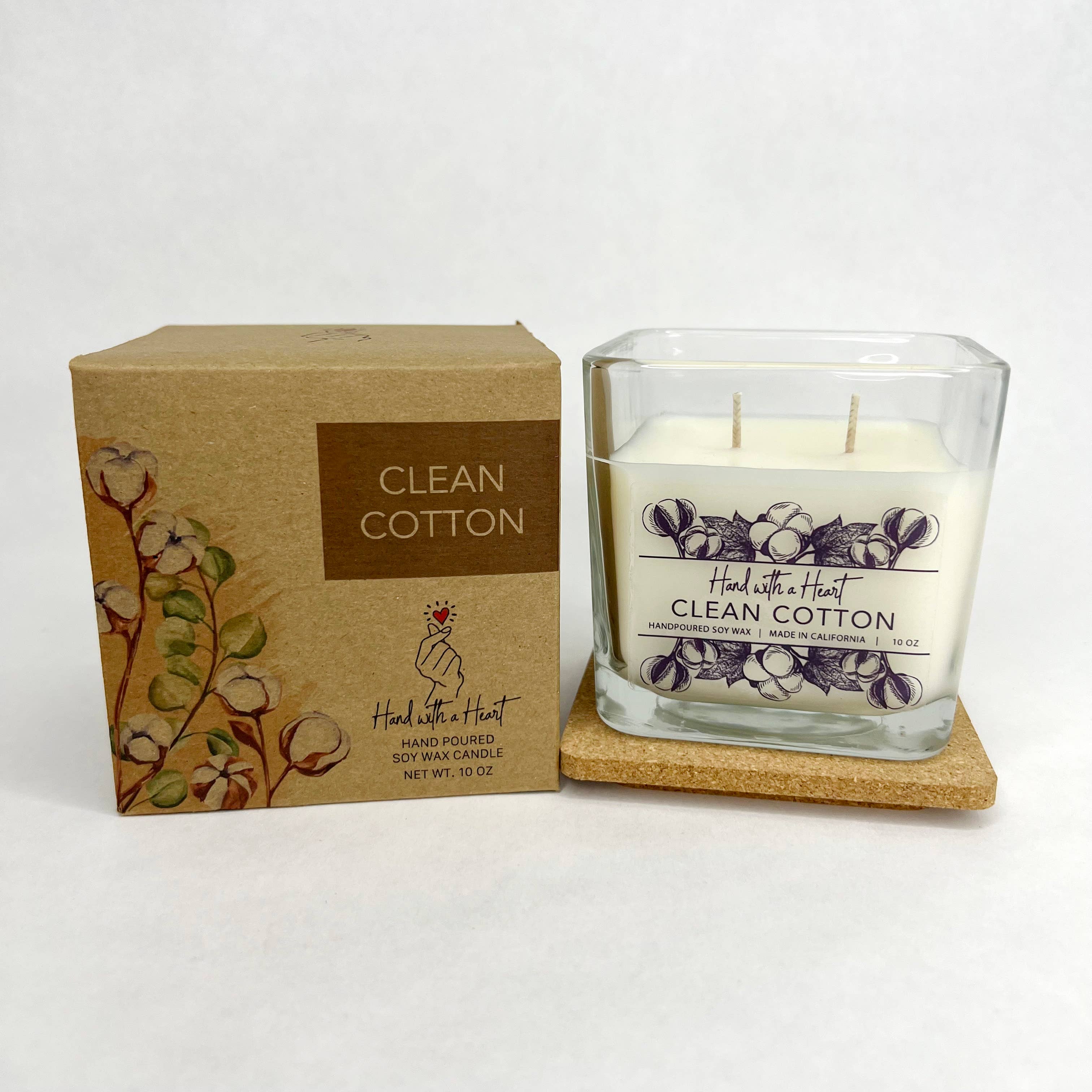 Clean Cotton Soy Wax Candle - Image 3