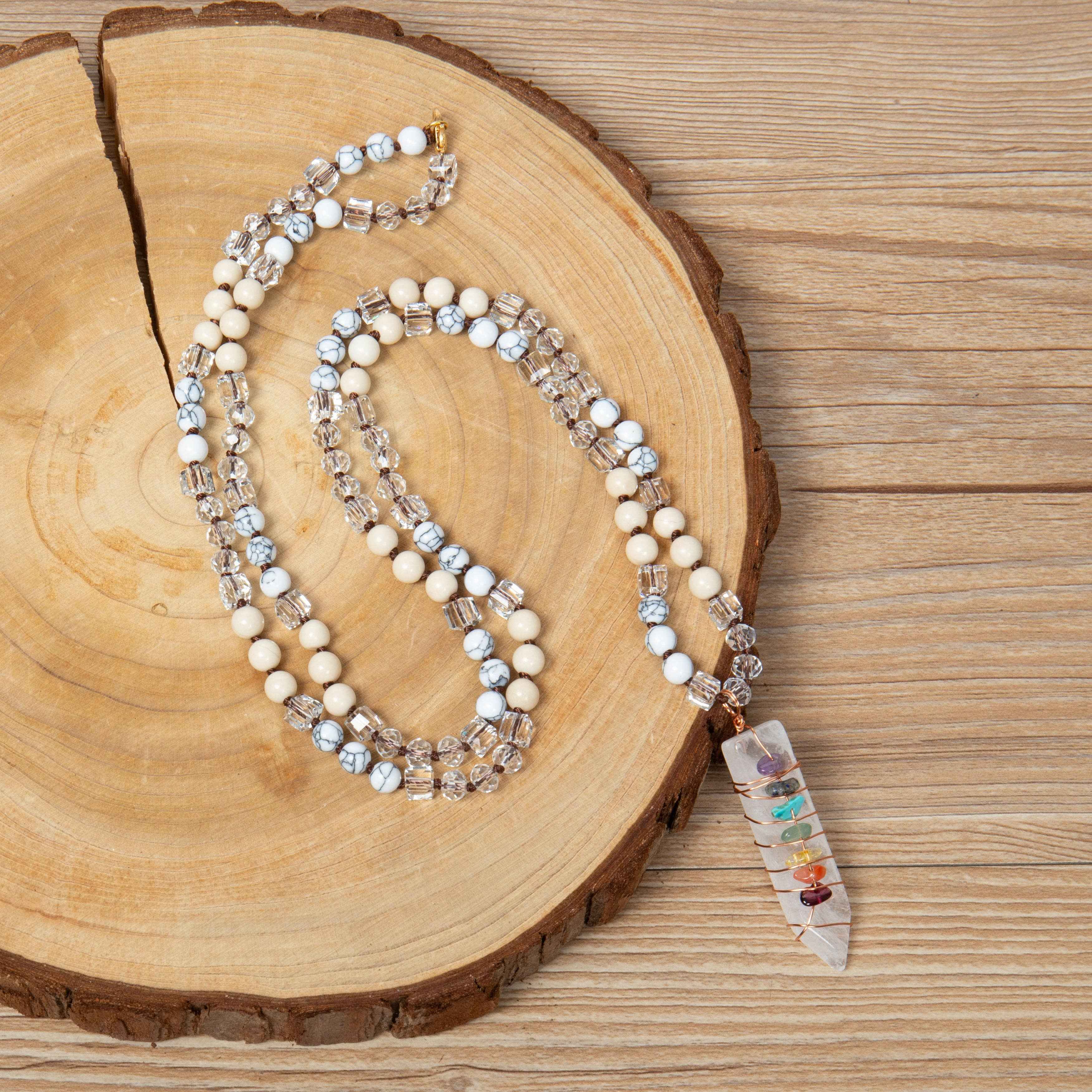 Clear Quartz Pendant Necklace