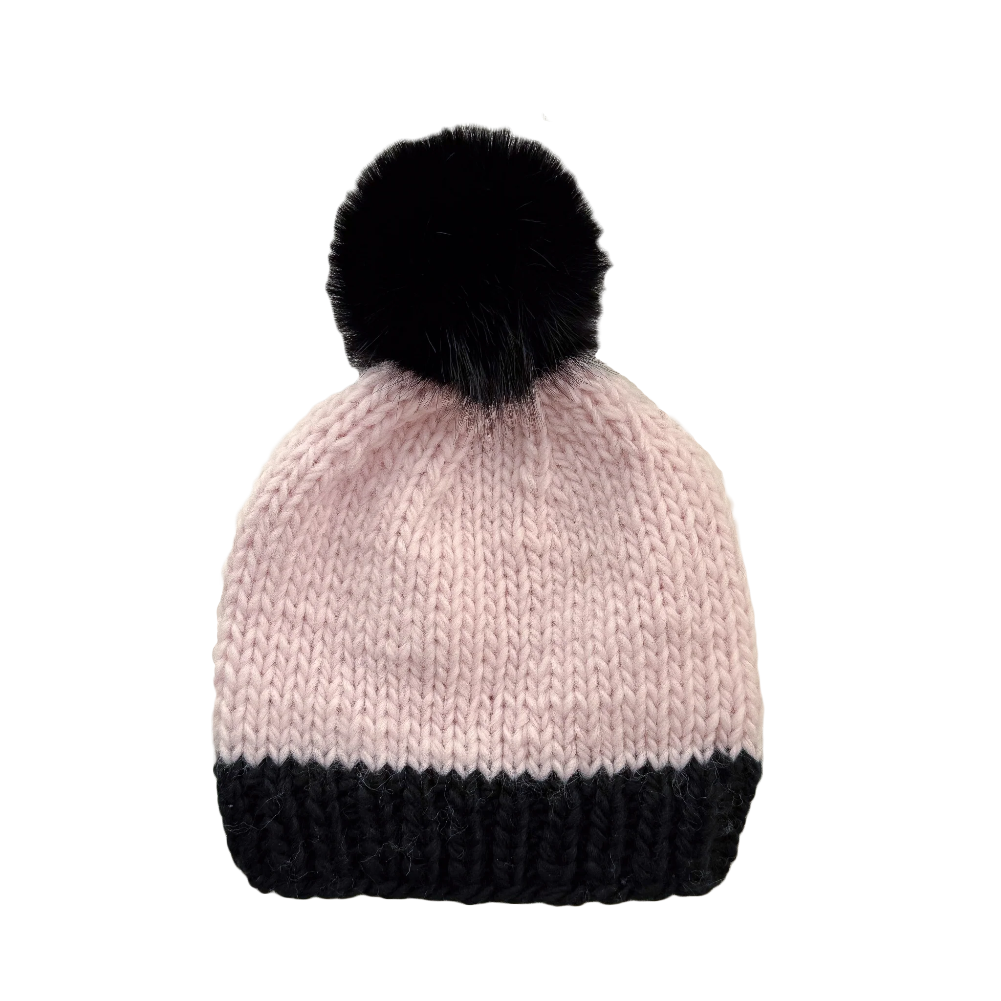 Coco Hat Baby Pink Black Baby Beanie: M; 2-5Y