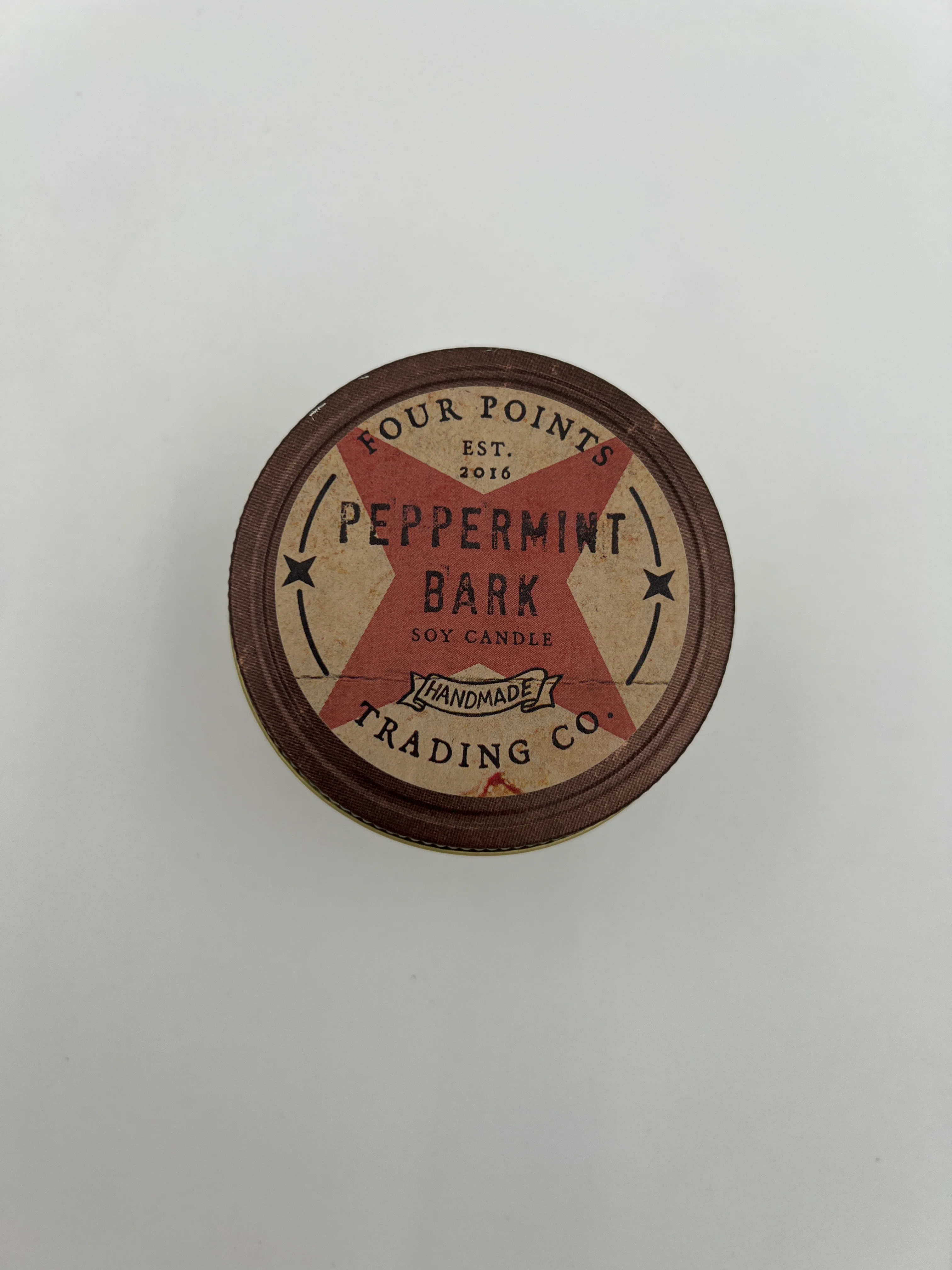 Peppermint Bark 4oz Soy Candle
