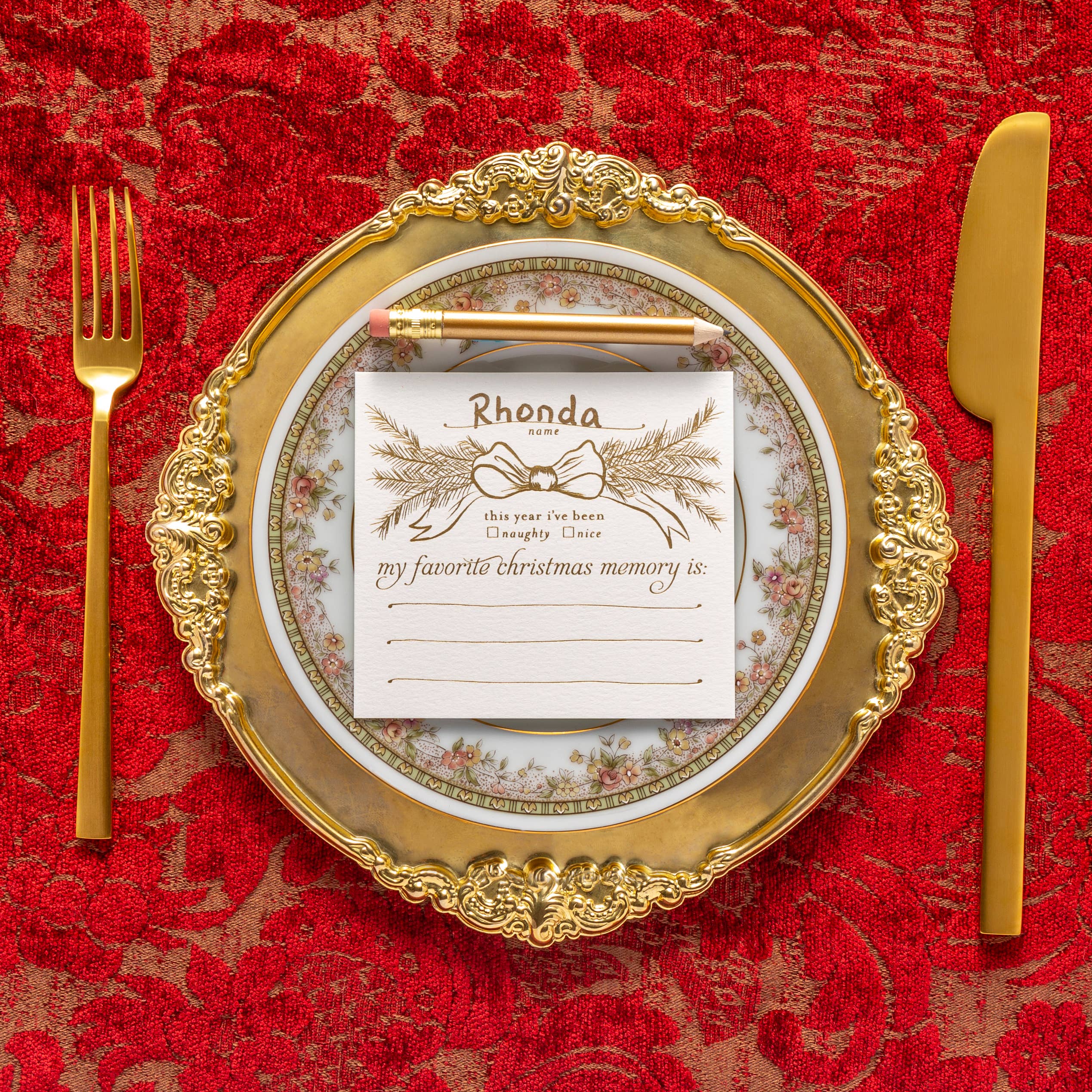 Christmas Place Cards