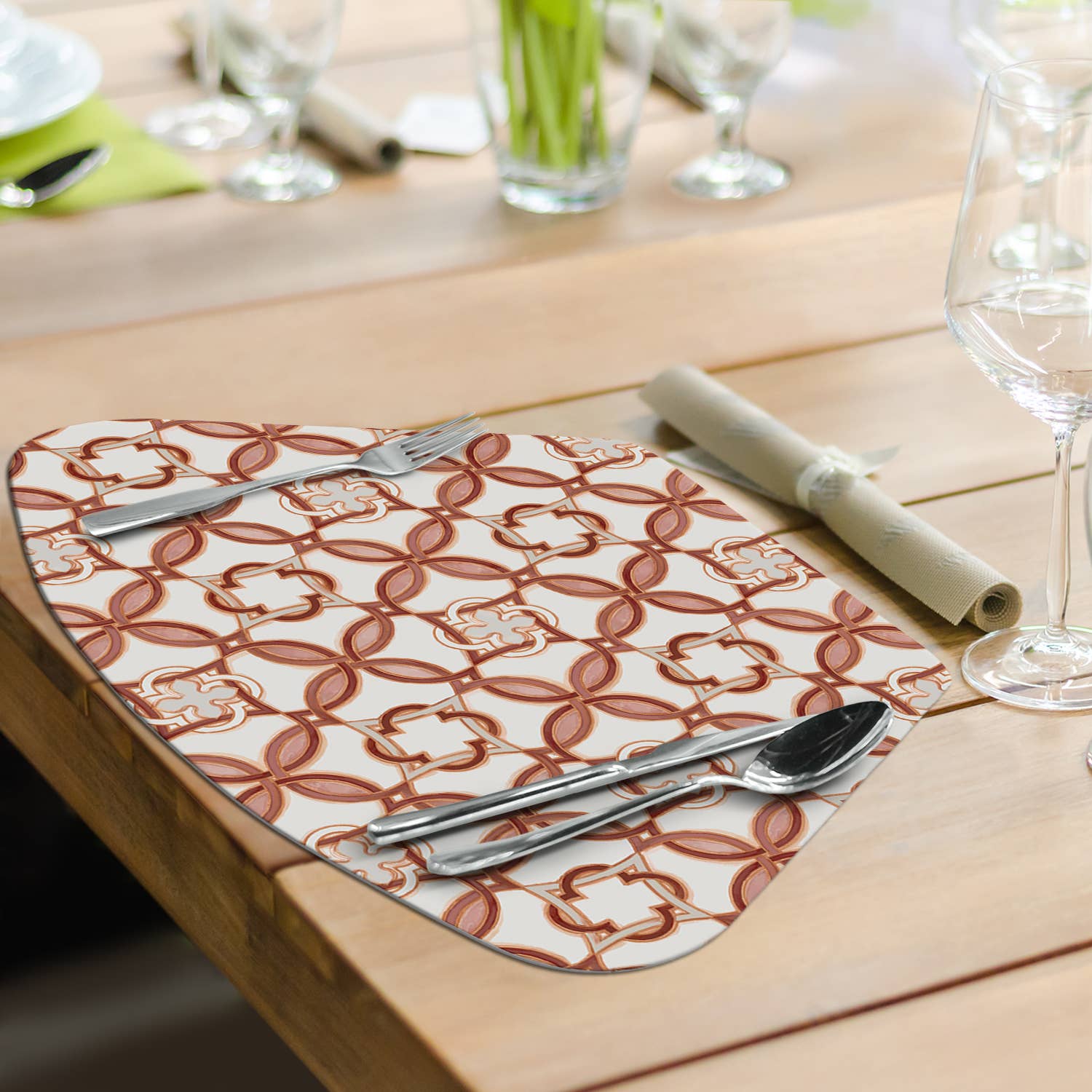 Medallion Wedge Reversible Flexible Placemat - Image 2