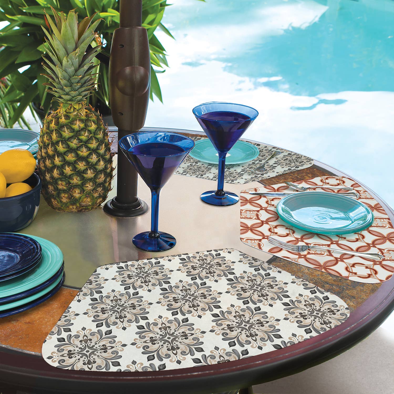 Medallion Wedge Reversible Flexible Placemat - Image 7