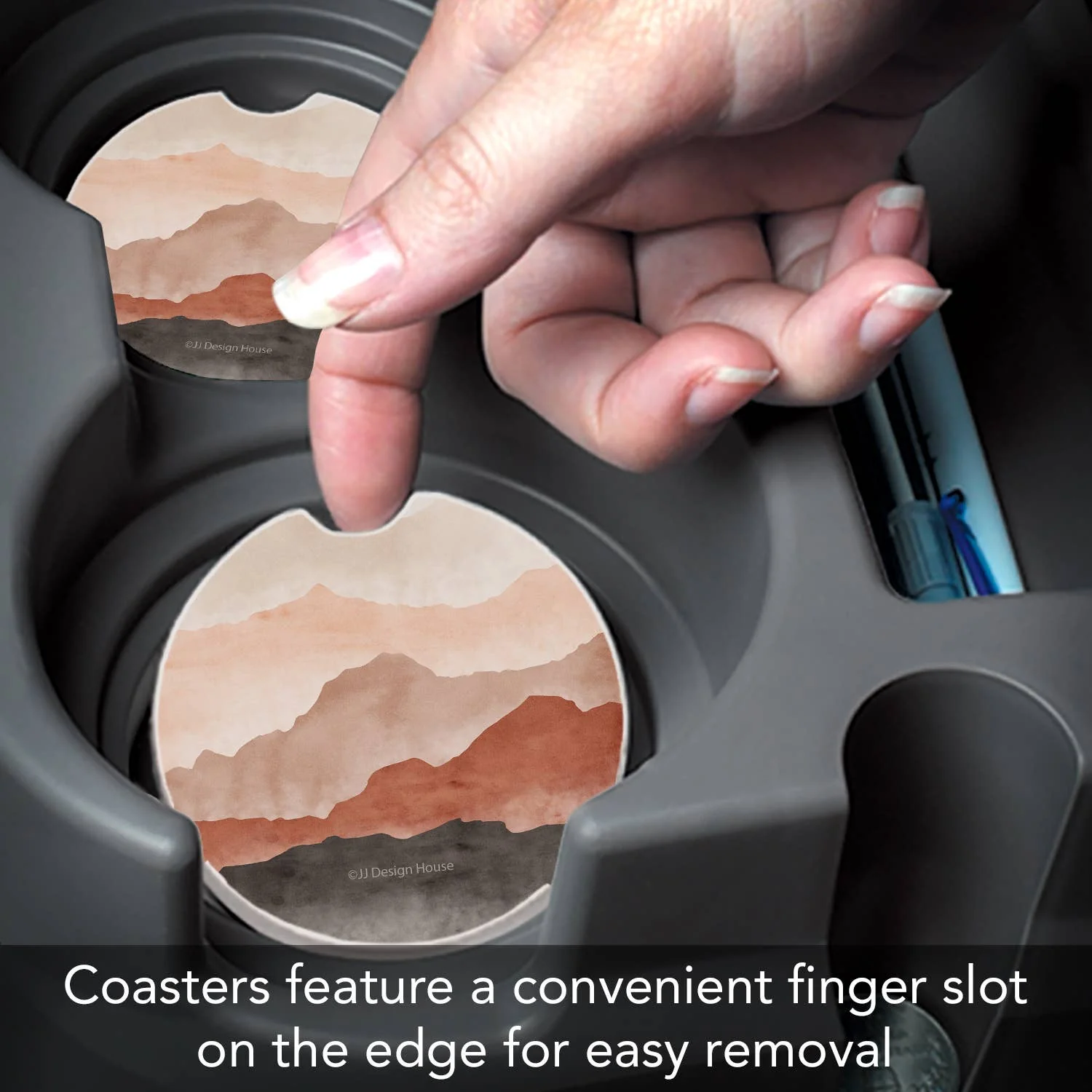 Terracotta Hills Stone Car Coaster - Image 3