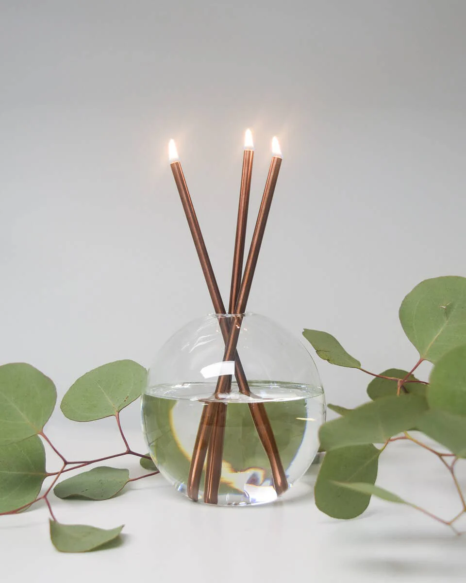 Copper Everlasting Candles - Reusable Steel Oil Candles - Image 5