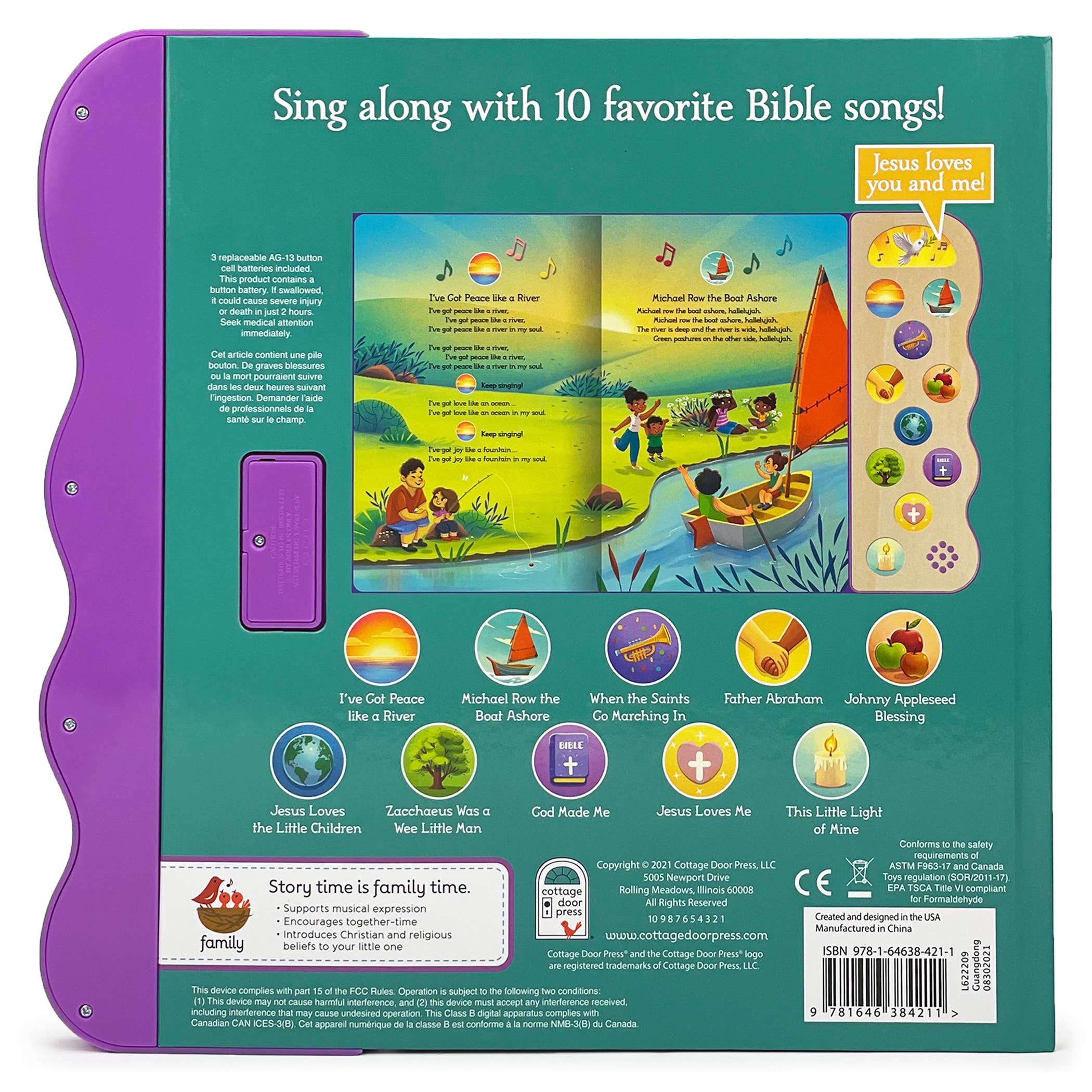Best-Loved Bible Songs Interactive Sound Book - Image 5
