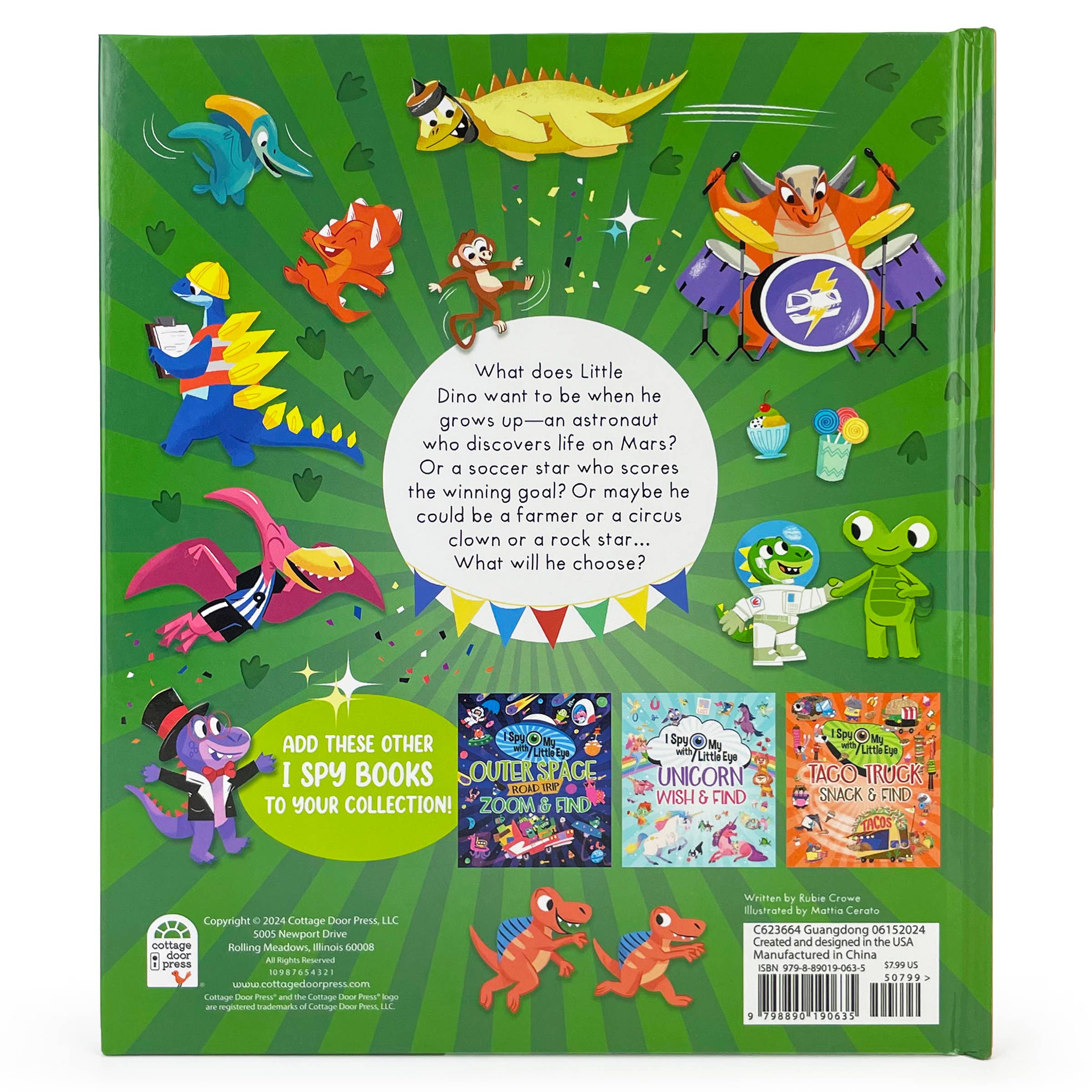 Dinosaur Stomp & Find (I Spy With My Little Eye) Book - Image 2