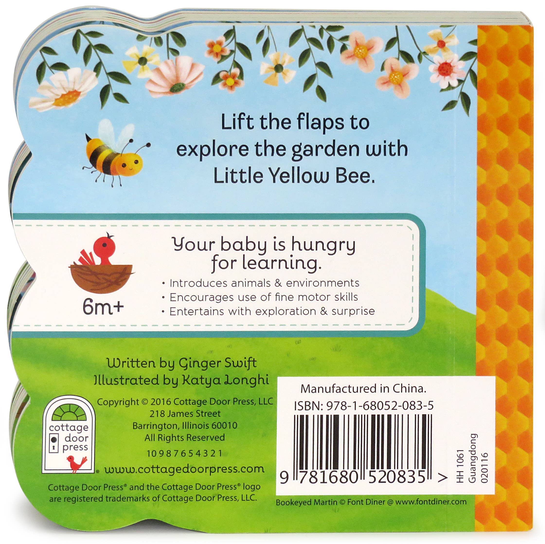 Little Yellow Bee Lift-a-Flap Board Book - Image 3