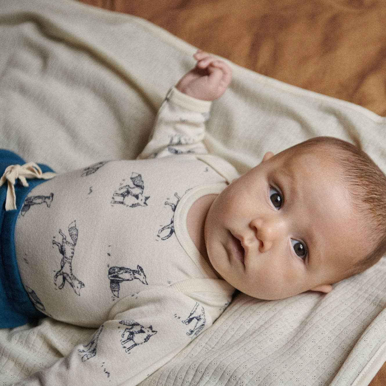 Cotton Long Sleeve Bodysuit - Image 2