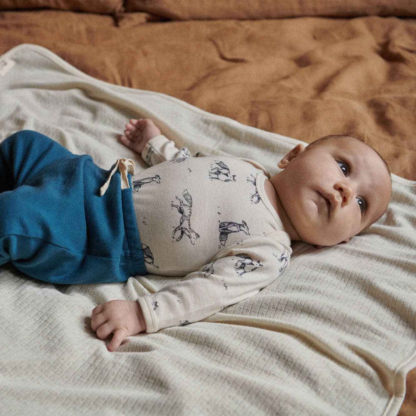 Cotton Long Sleeve Bodysuit - Image 3