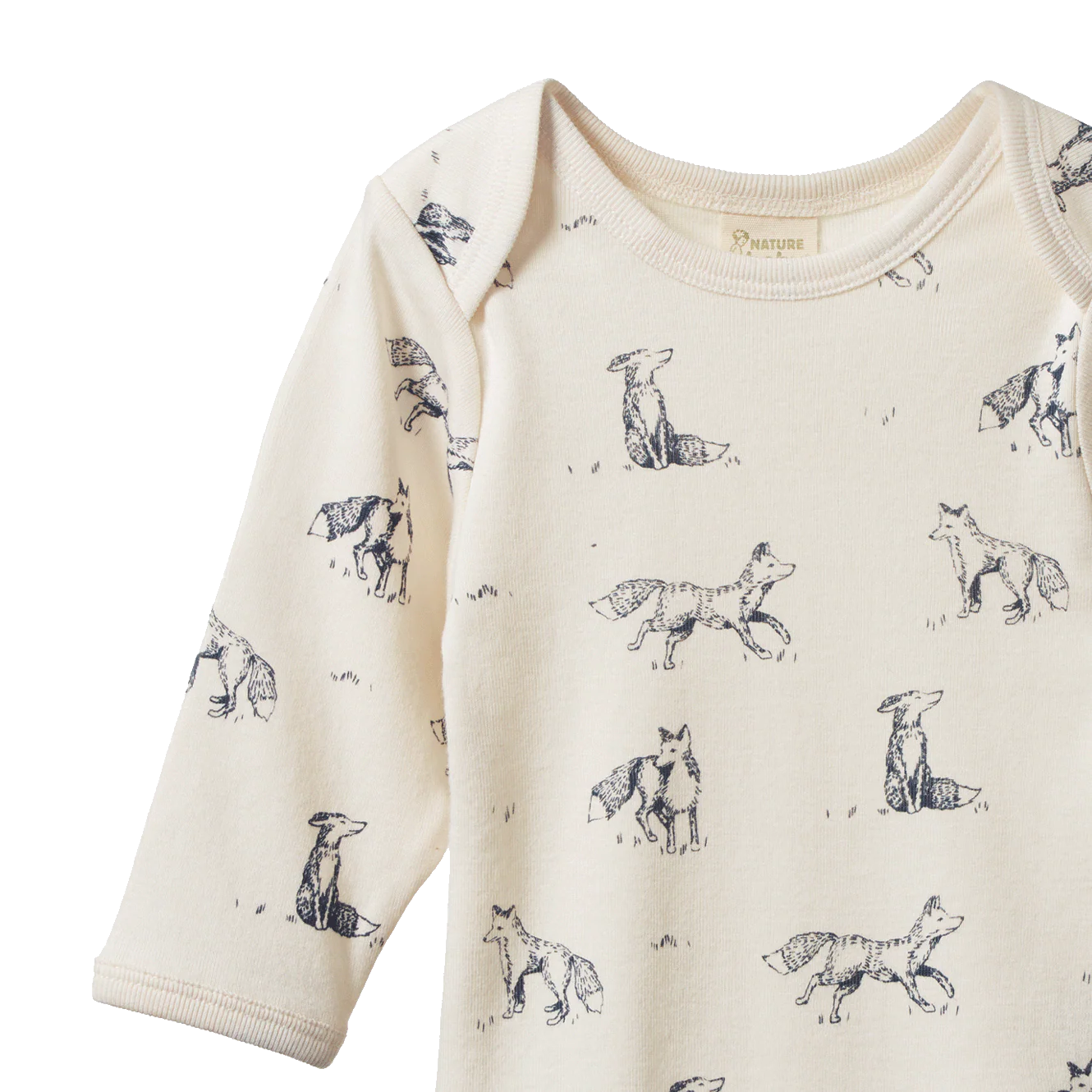 Cotton Long Sleeve Bodysuit - Image 4