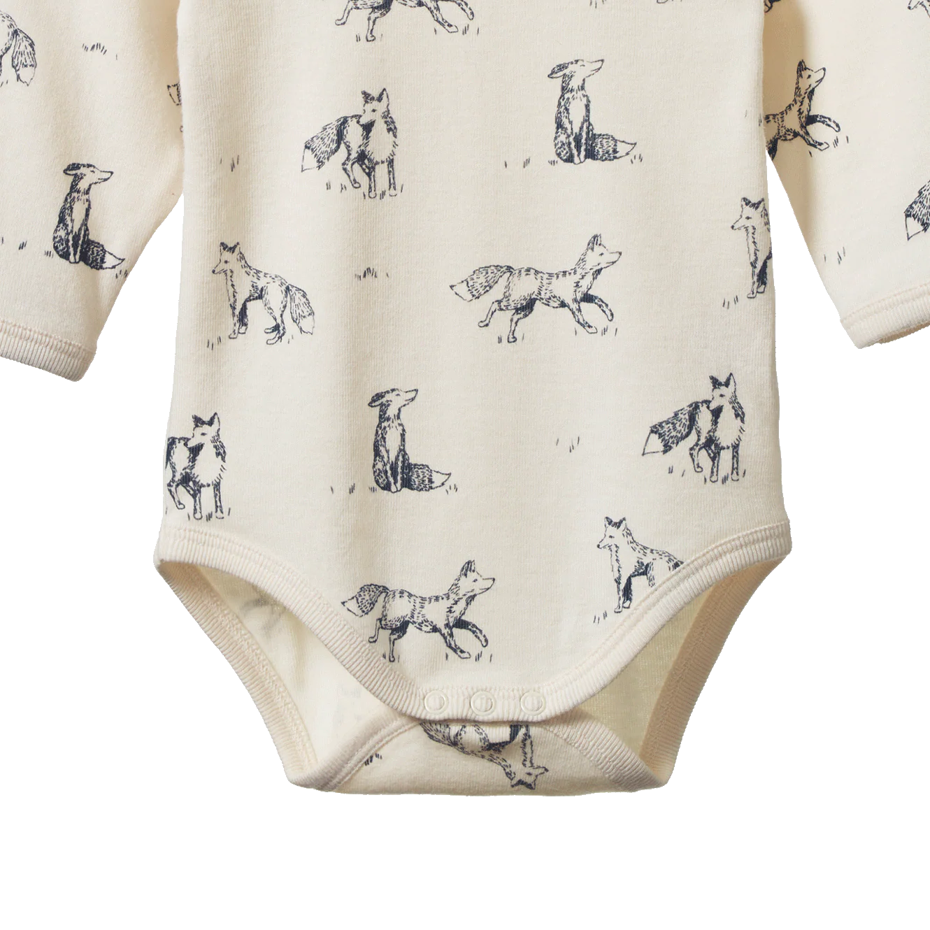 Cotton Long Sleeve Bodysuit - Image 5