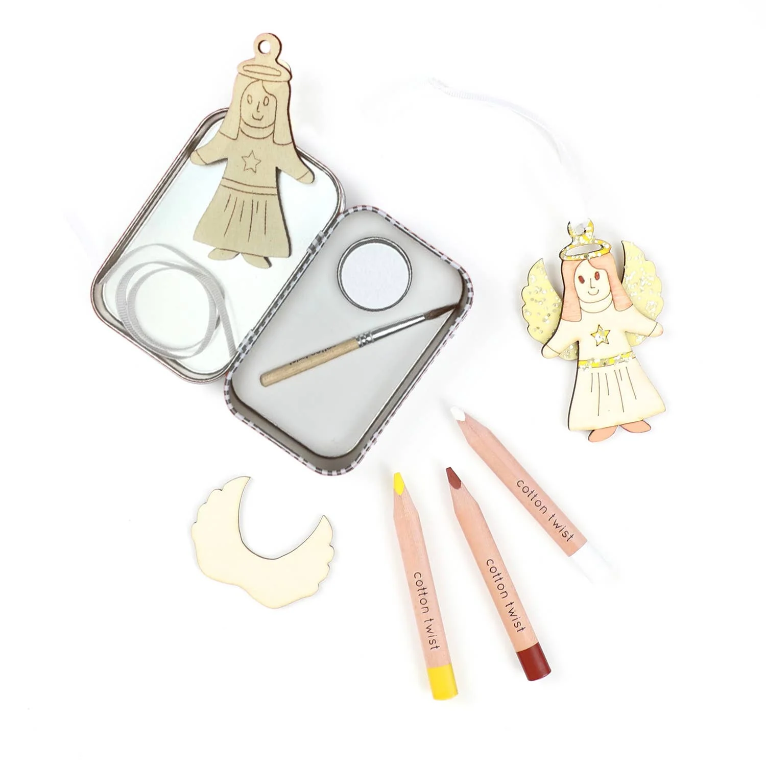 Cotton Twist - Make Your Own Angel Christmas Decoration - Image 3