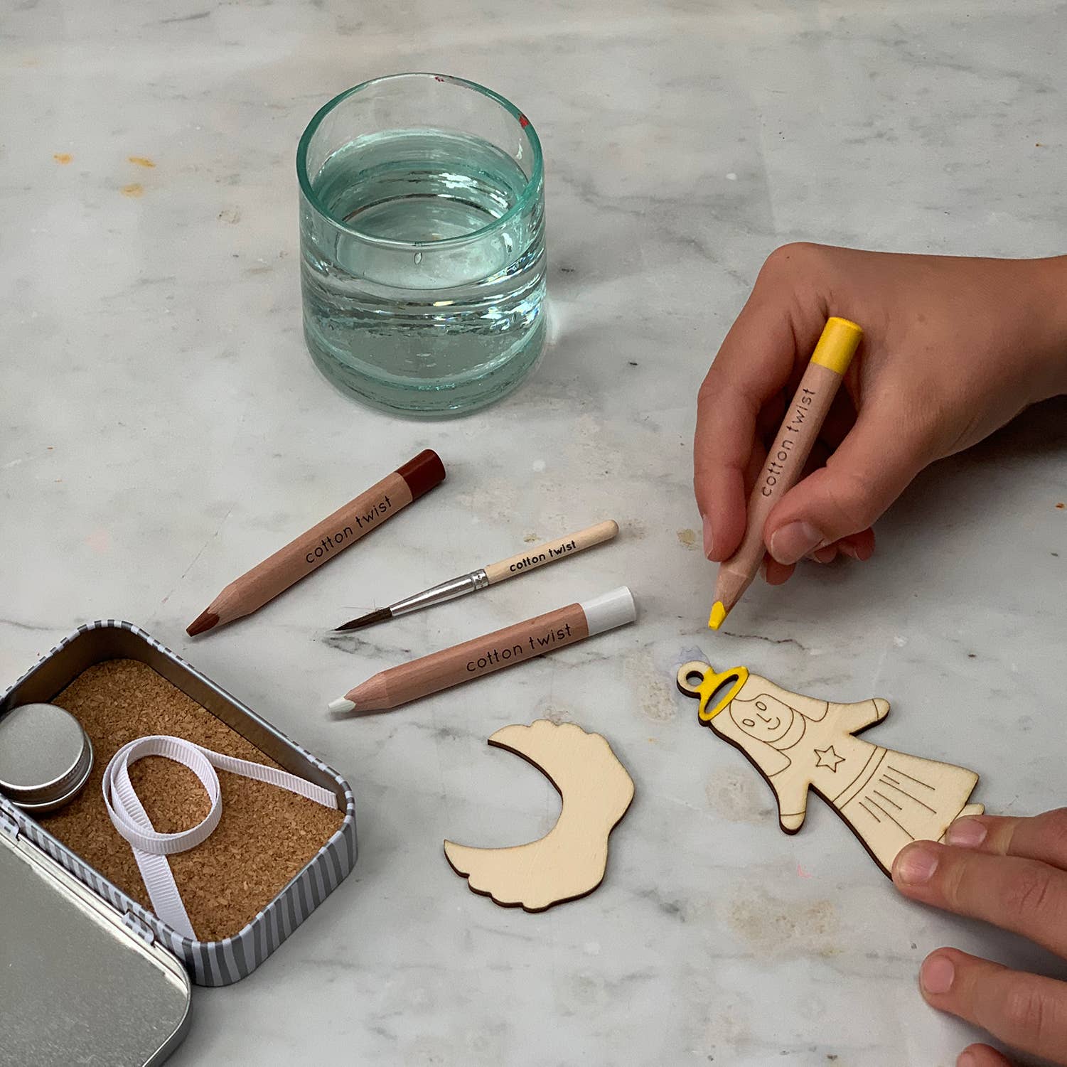 Cotton Twist - Make Your Own Angel Christmas Decoration - Image 4