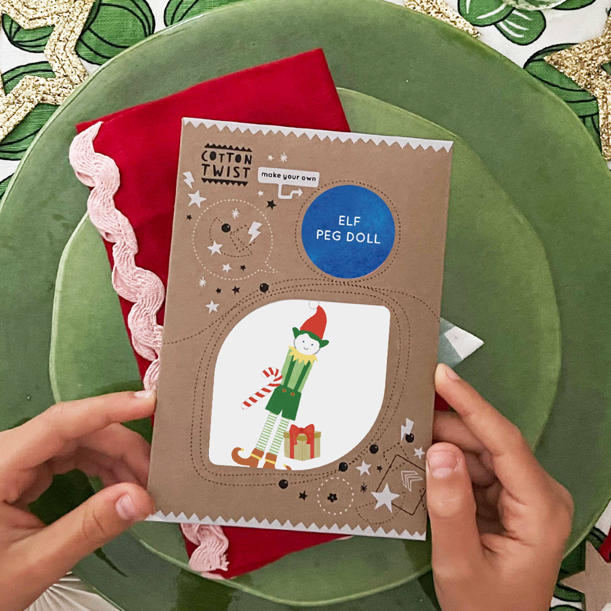 Cotton Twist - Make Your Own Elf Peg Doll - Image 2