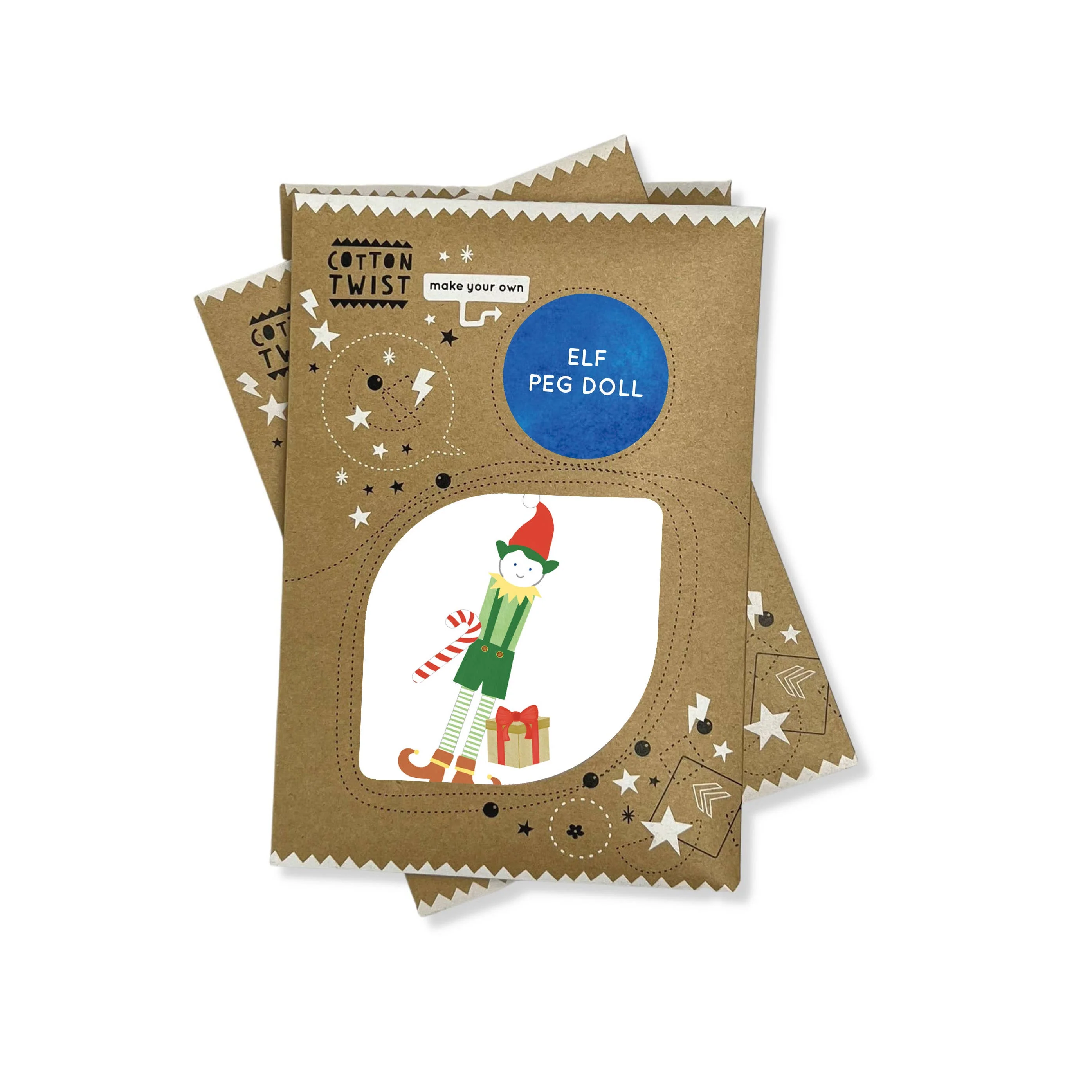 Cotton Twist - Make Your Own Elf Peg Doll - Image 8
