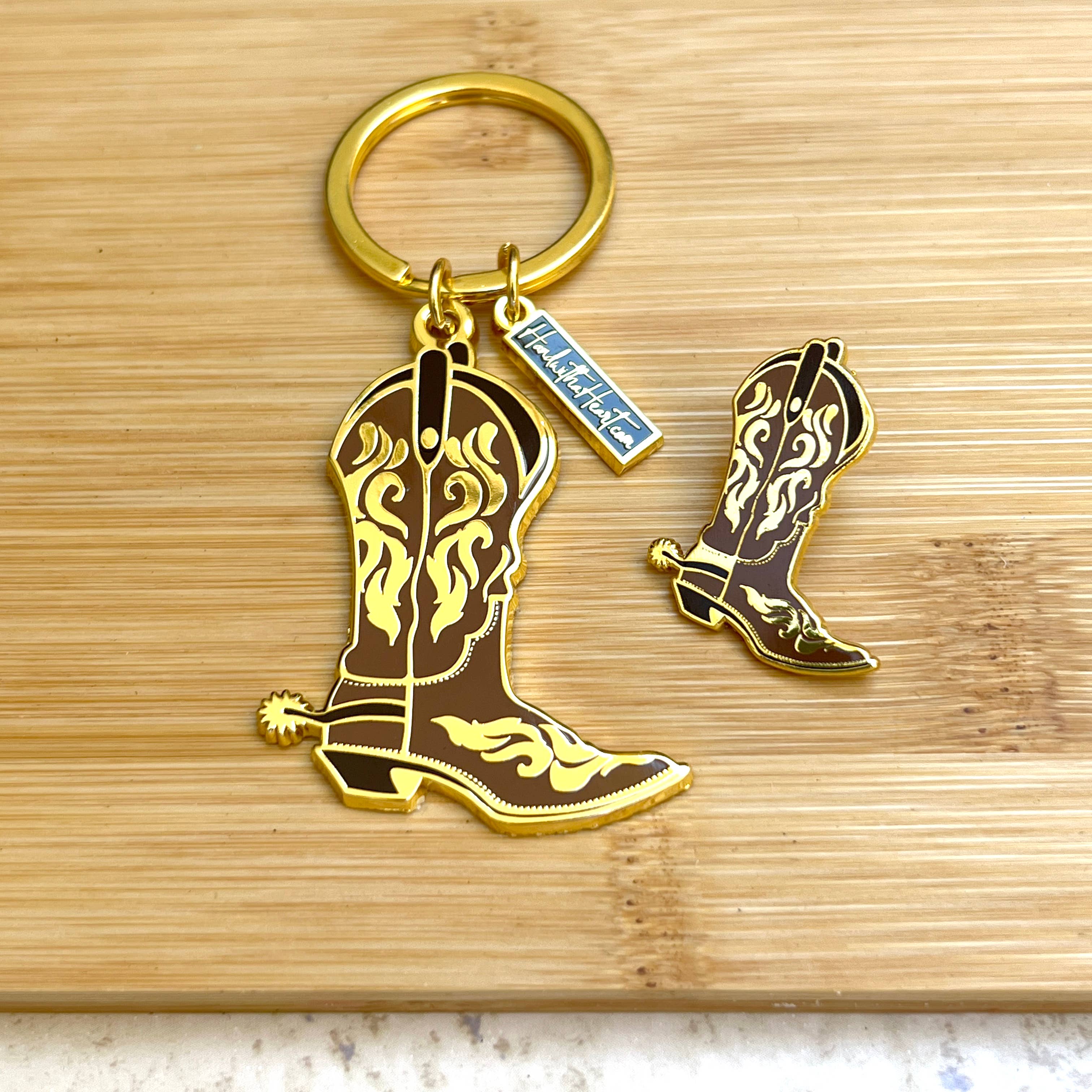 Cowboy Boots Enamel Pin - Image 3