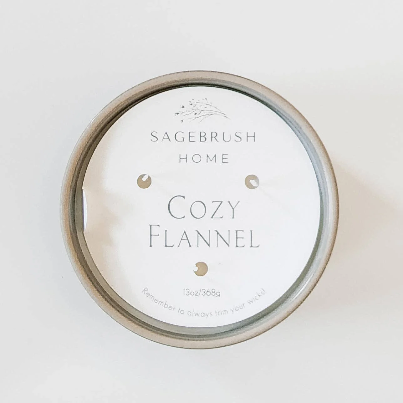 Cozy Flannel Fall Candle