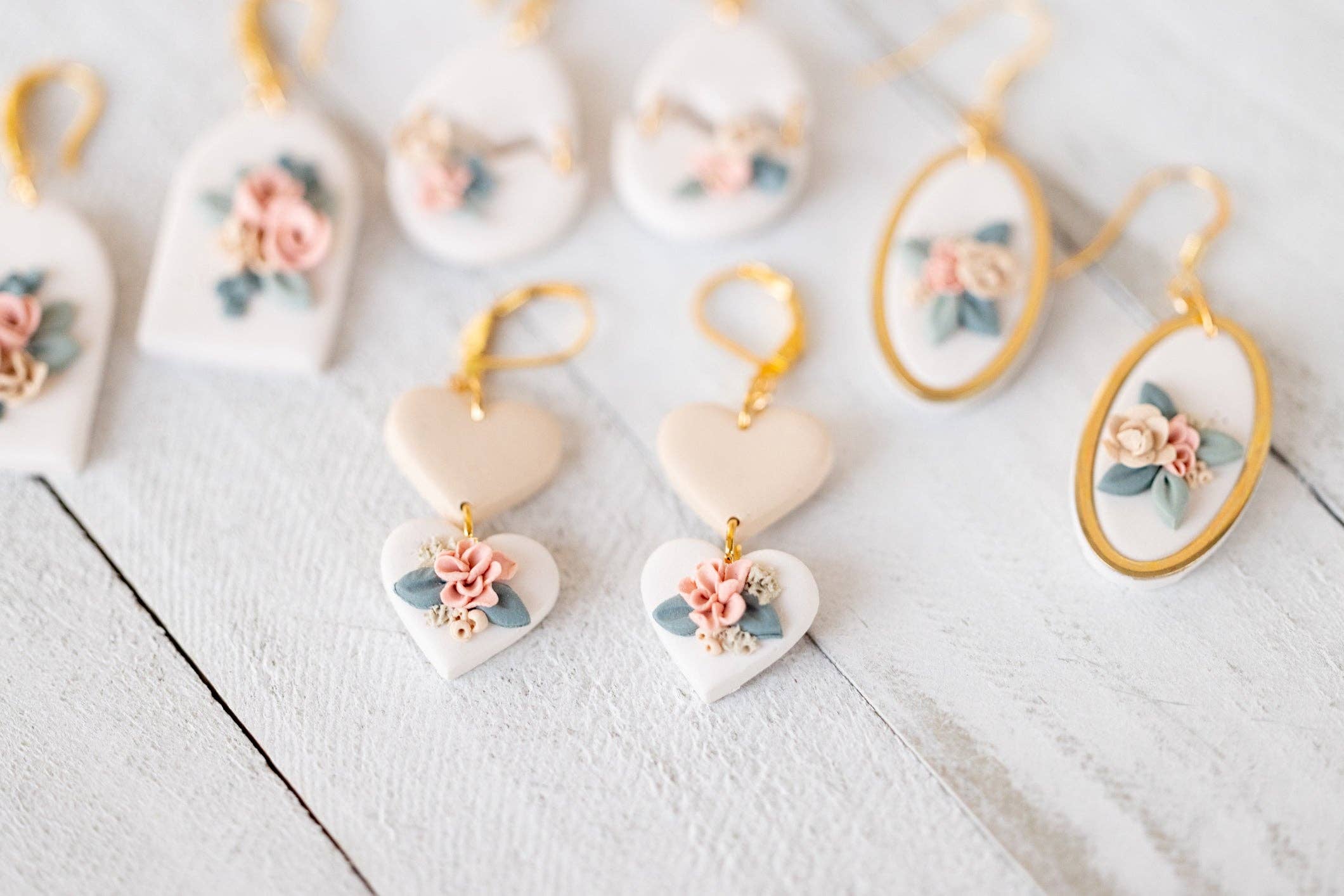 Heart Bouquet Earrings - Image 3