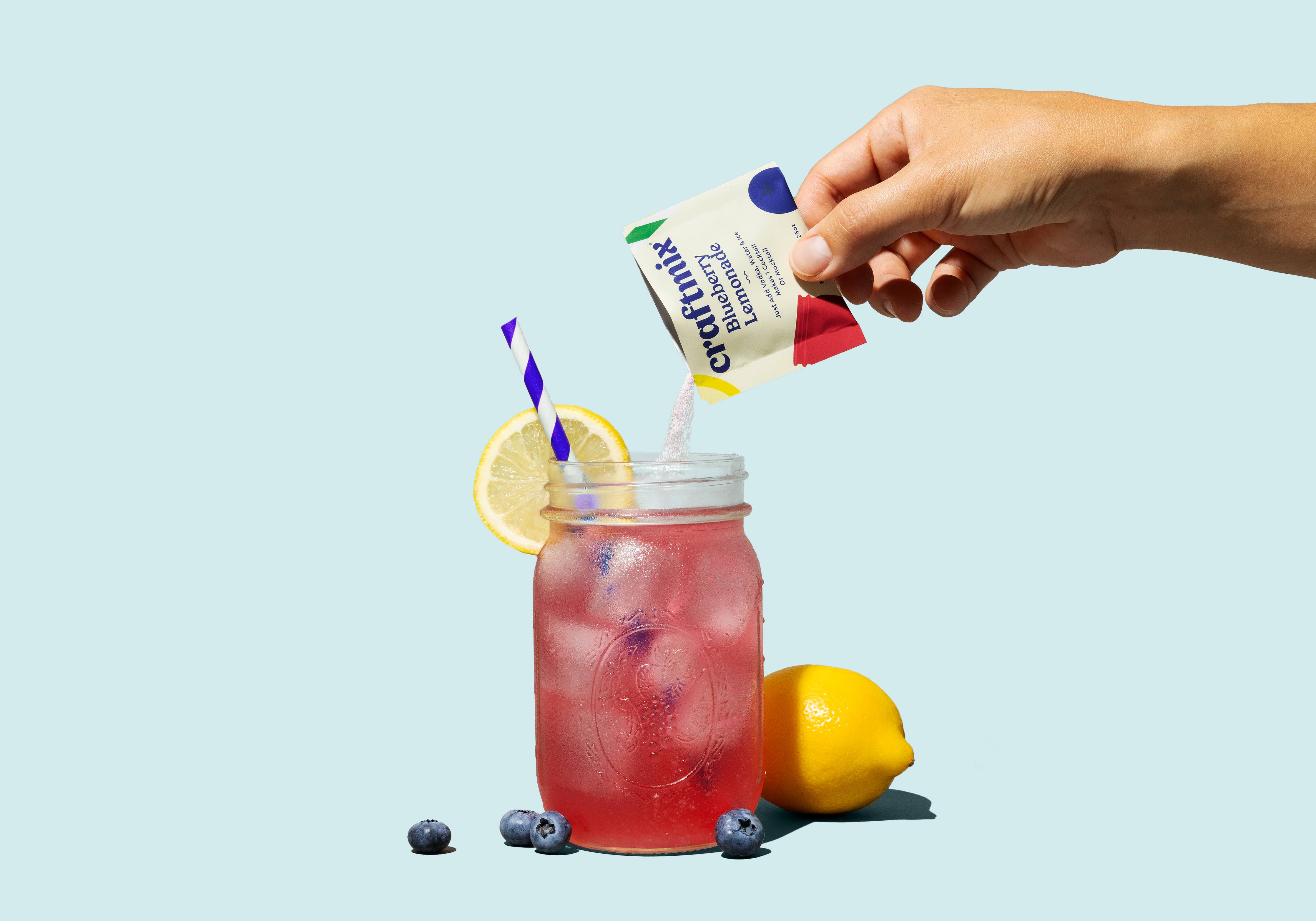 Blueberry Lemonade Cocktail / Mocktail Mixer sold separately - Image 8