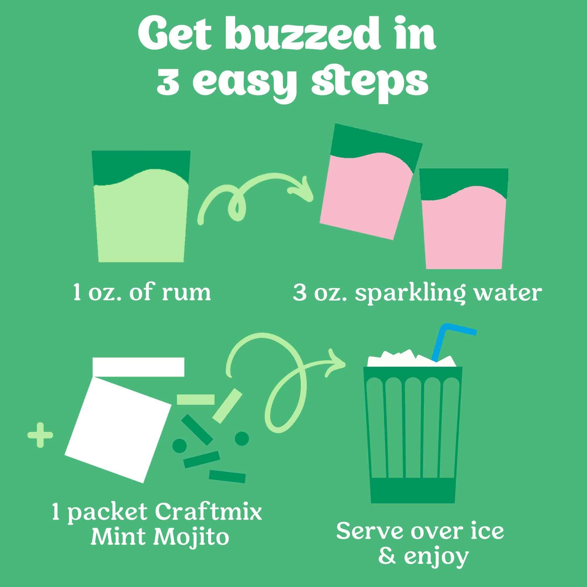 Mint Mojito Cocktail / Mocktail Mixer Sold Separately - Image 5
