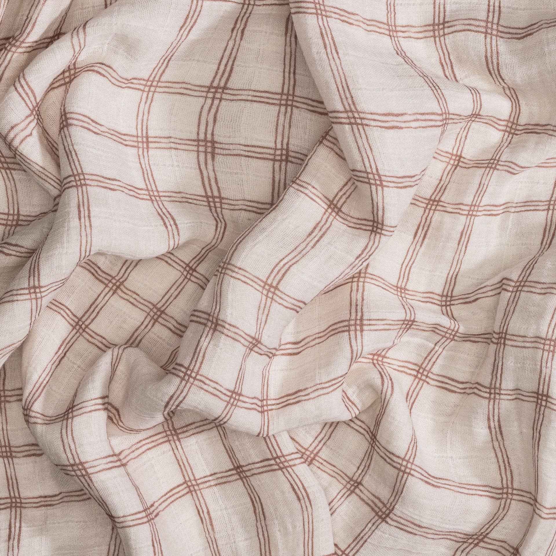 2-pc. Farmhouse Goose/Check Swaddle Set - Image 3
