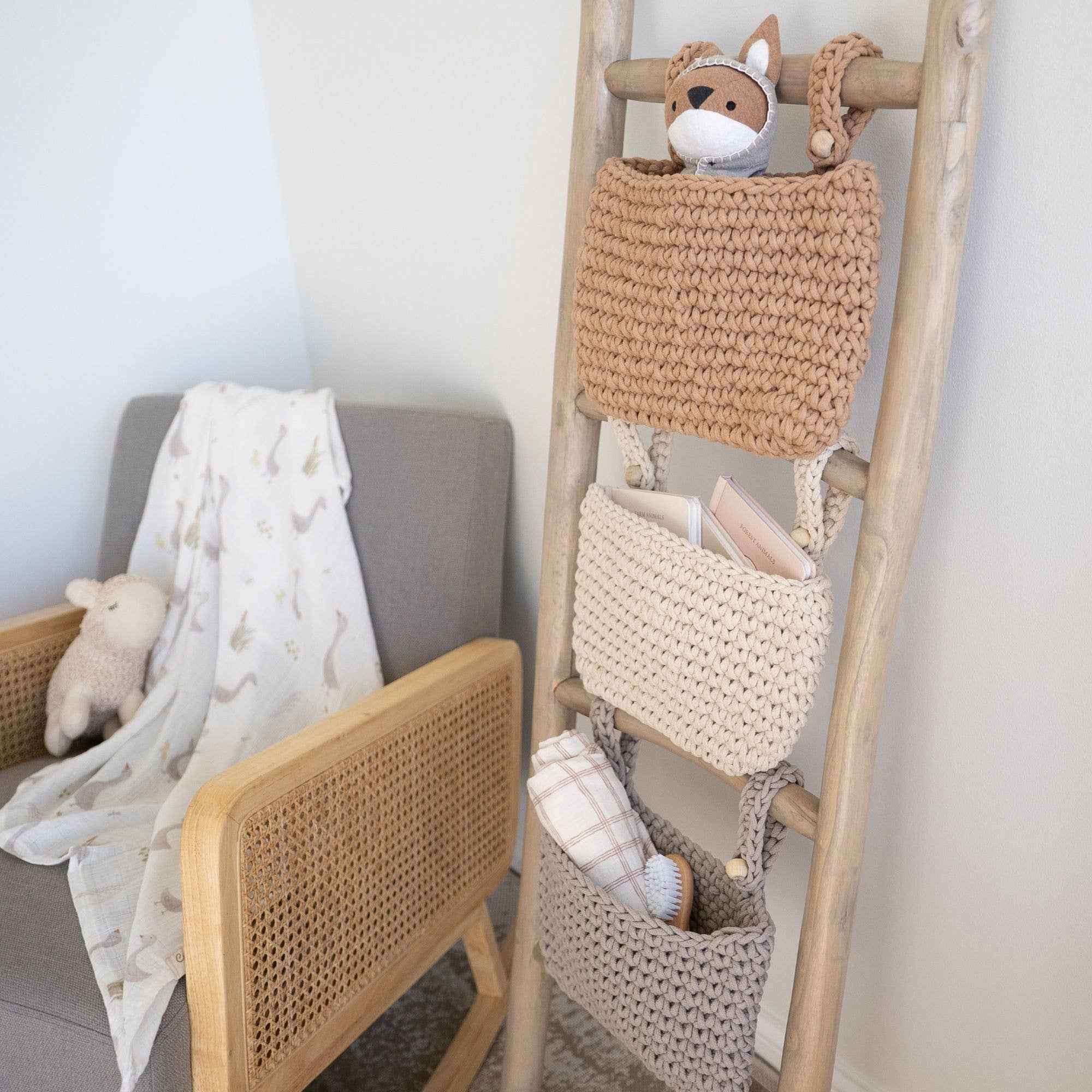 Hanging Storage Bin Trio - Image 5