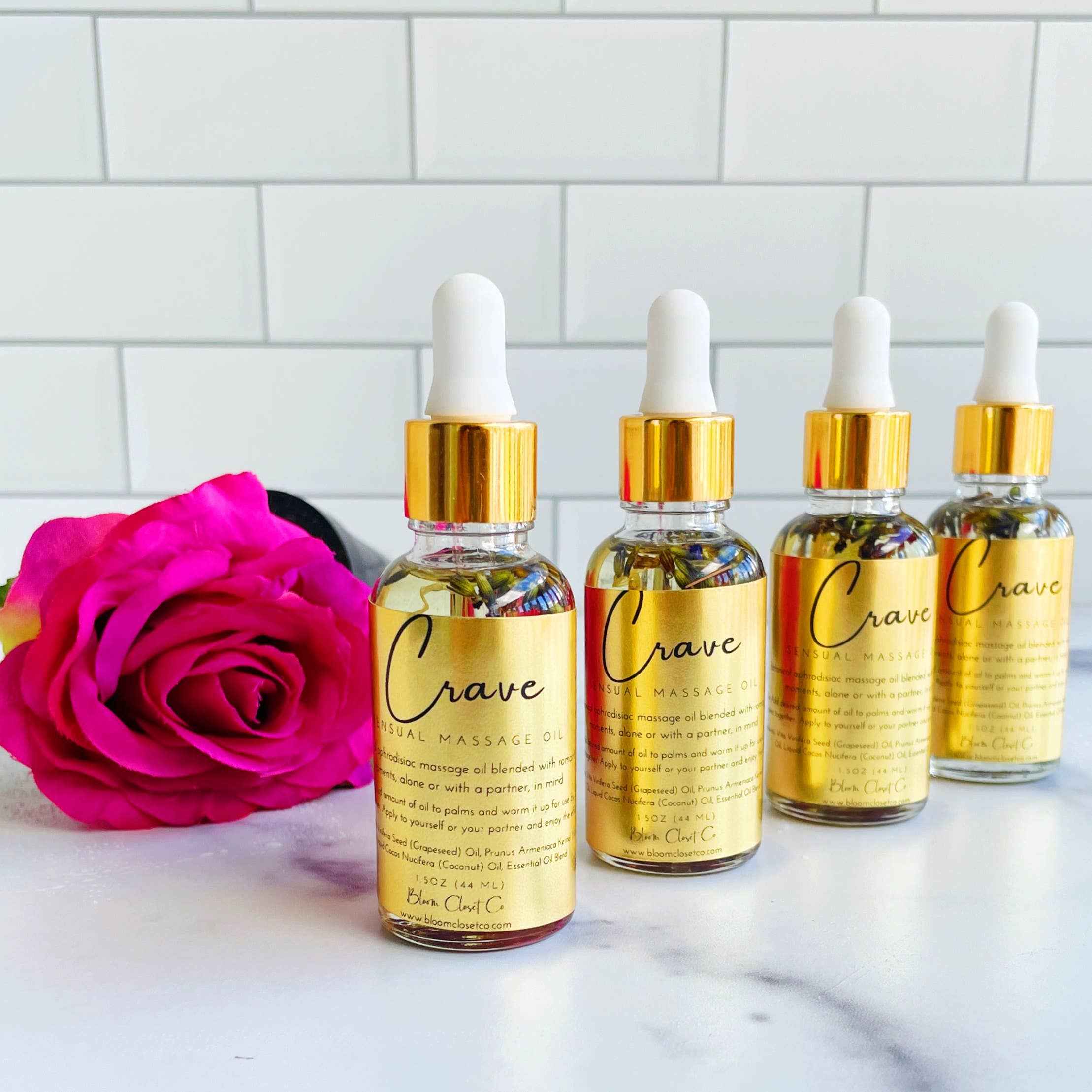 Crave Aphrodisiac Sensual Massage Oil: 1.5oz