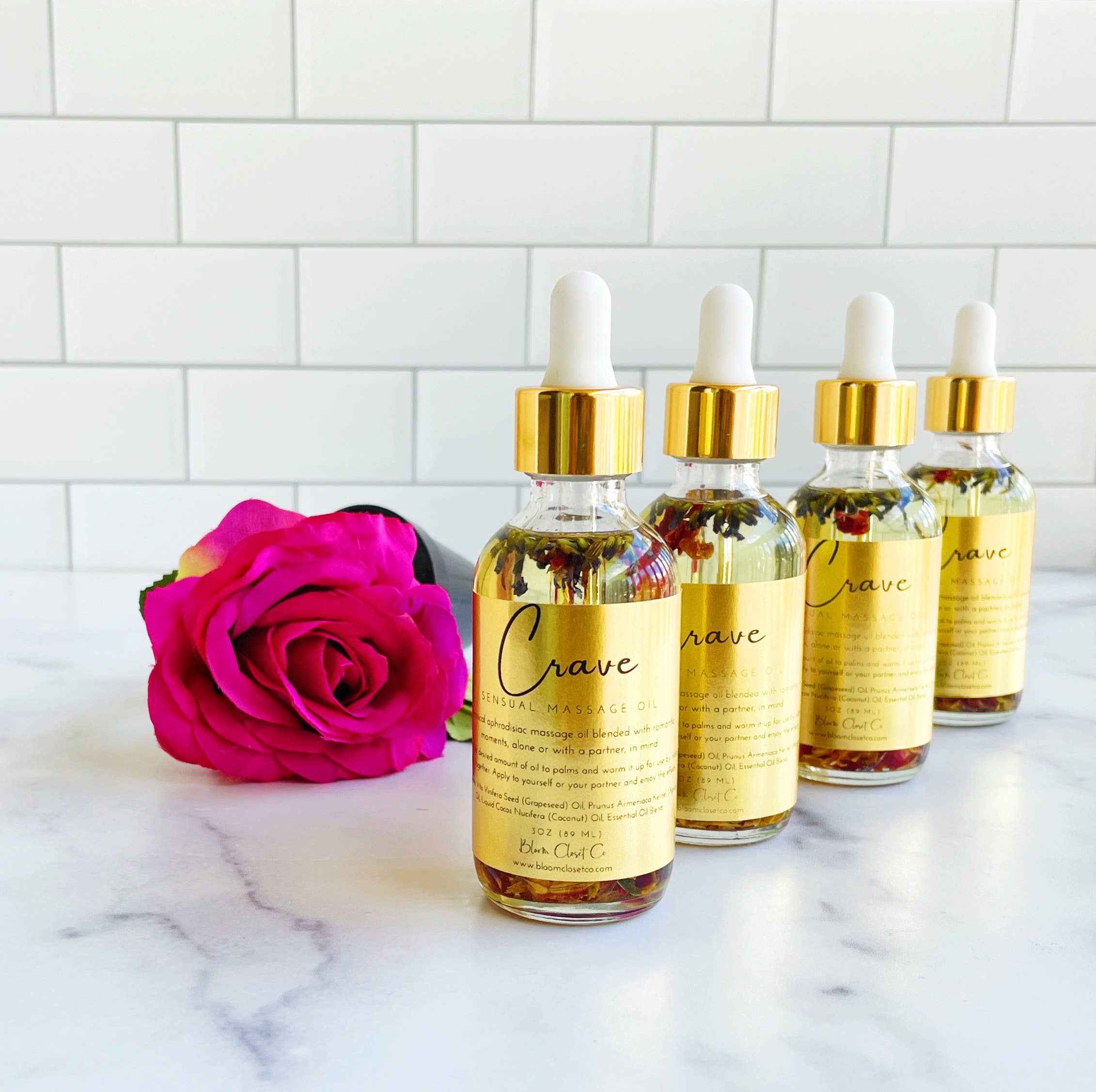 Crave Aphrodisiac Sensual Massage Oil: 3oz