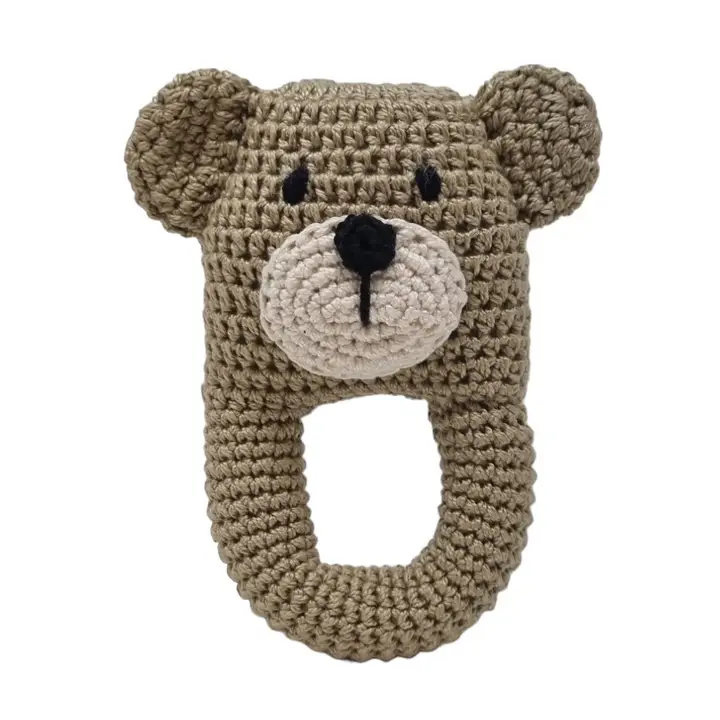 Crochet Bear Baby Toy