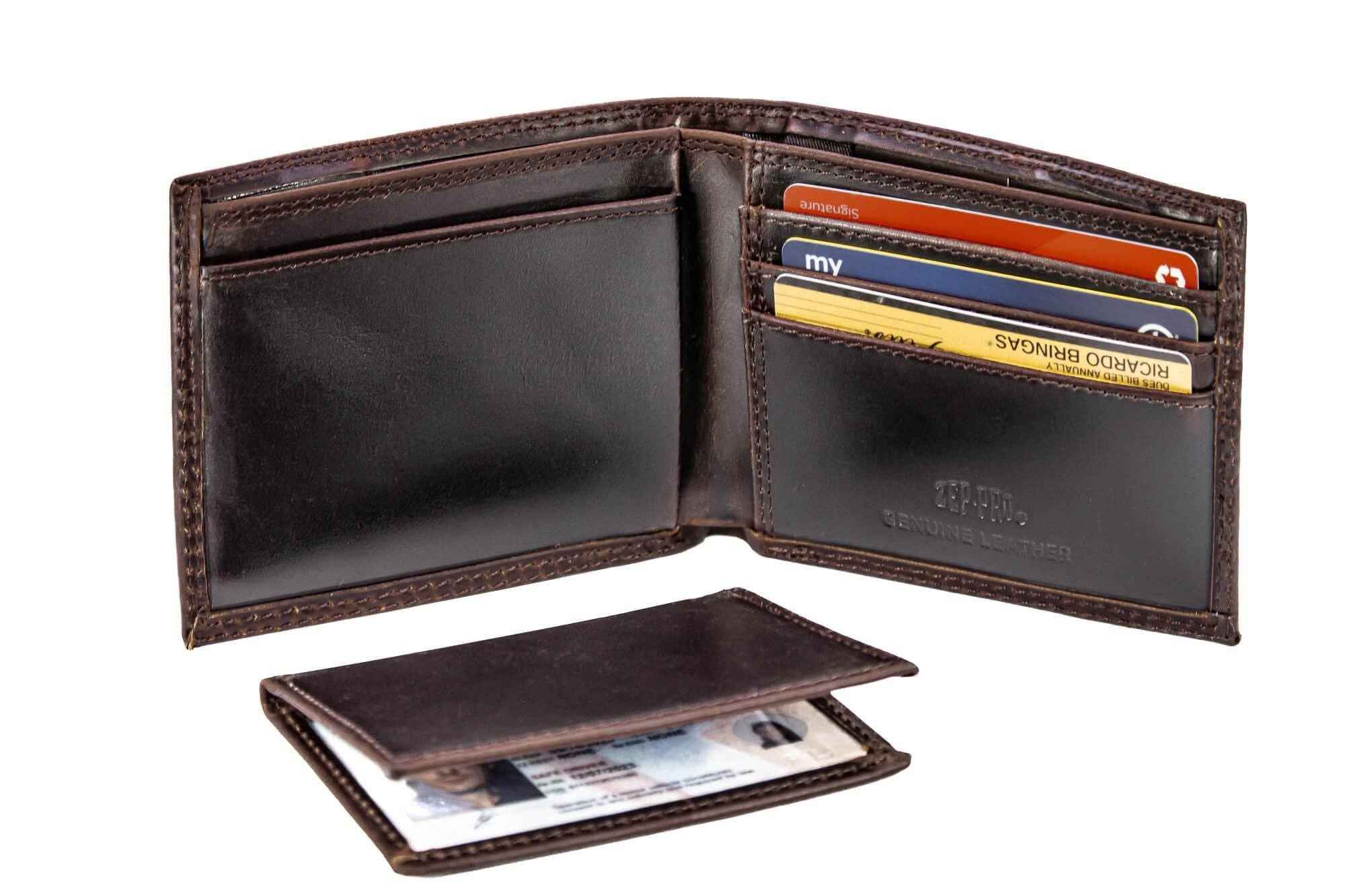 Cross Leather Bifold Wallet: Crazyhorse Brown - Image 10