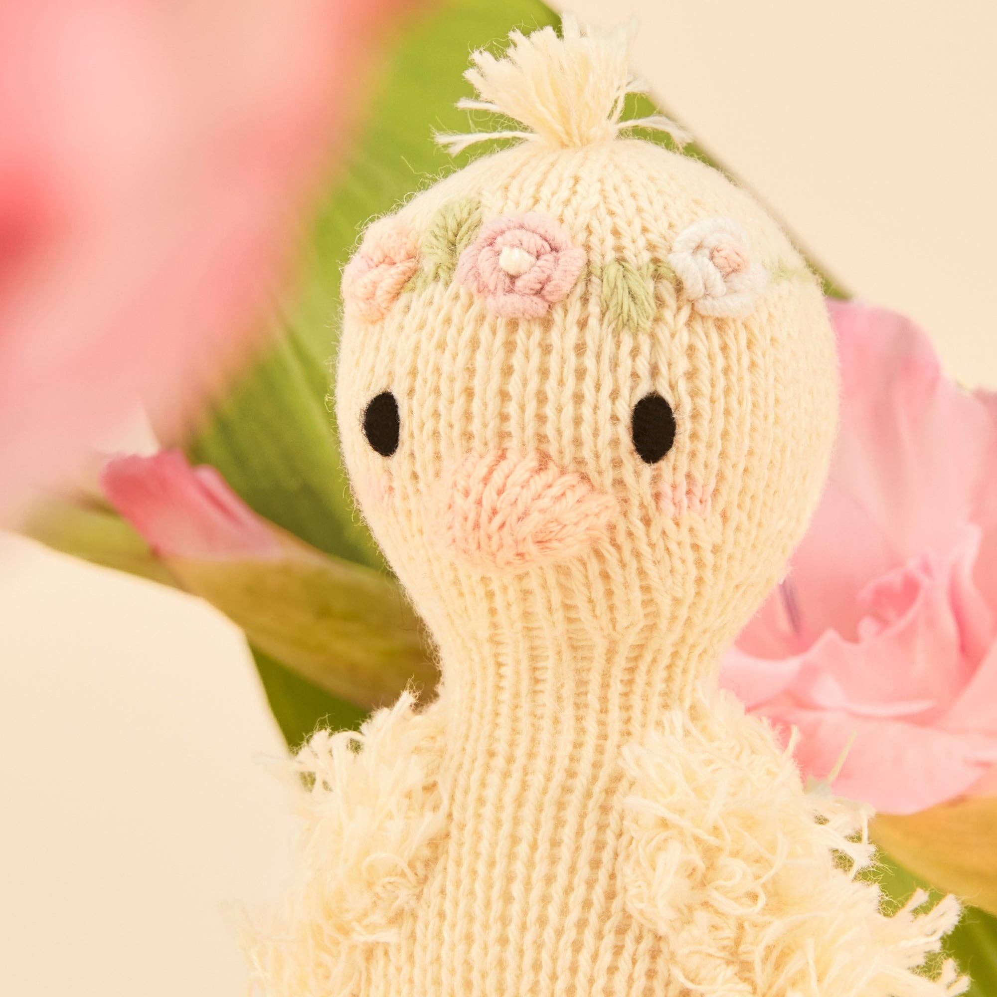 Tiny Flora the duckling (mauve), gives 10 meals - Image 4