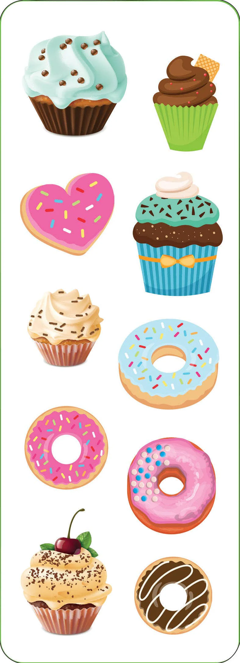 Cupcakes & Donuts Sticker Set - Image 2