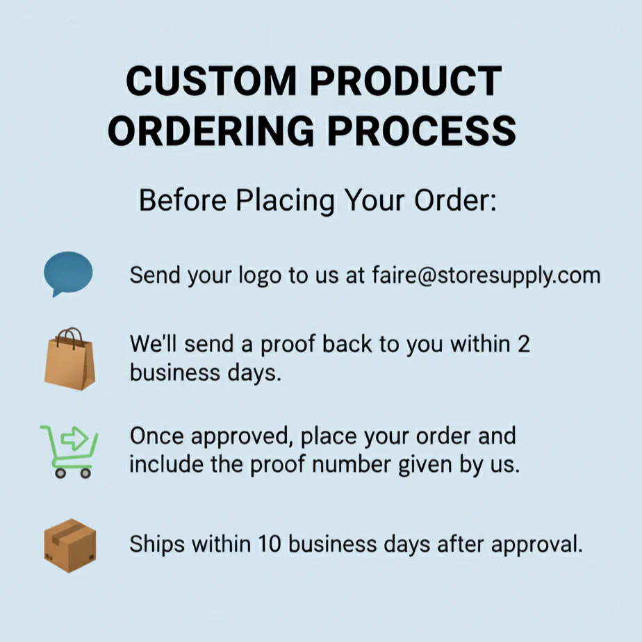 Custom Logo Ribbon Handle Bags w/Color Ink: White/White / 100 / Large - Image 11