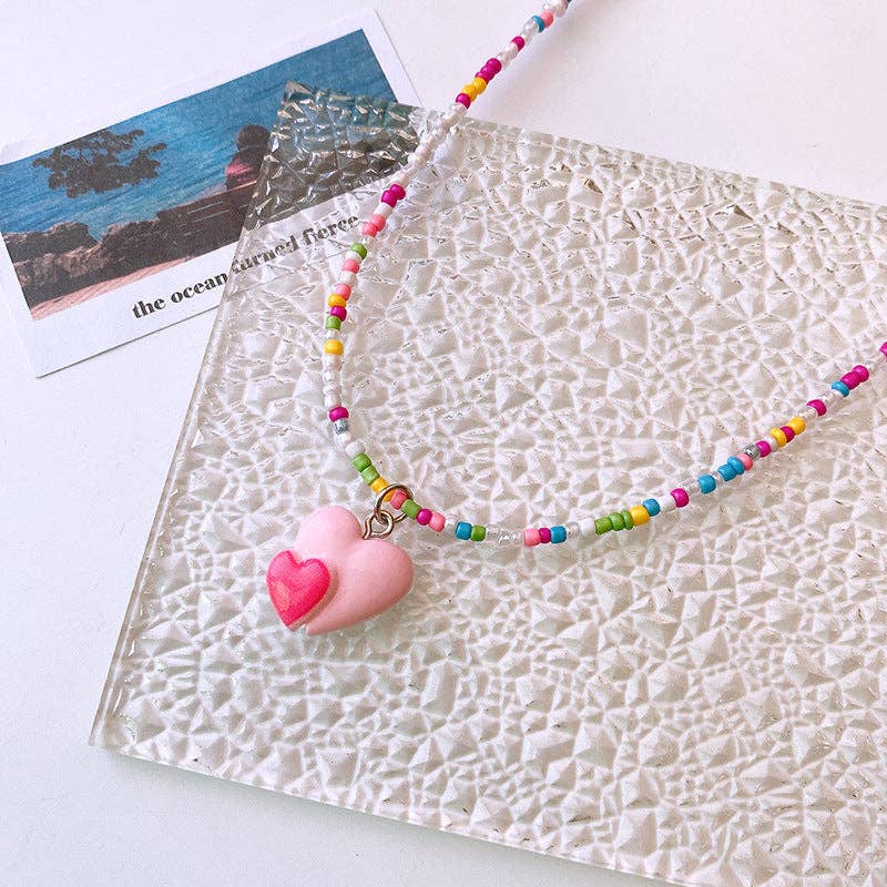 Cute Children’s Butterfly Heart Clavicle Necklace Dopamine Girl Jewelry - Image 8