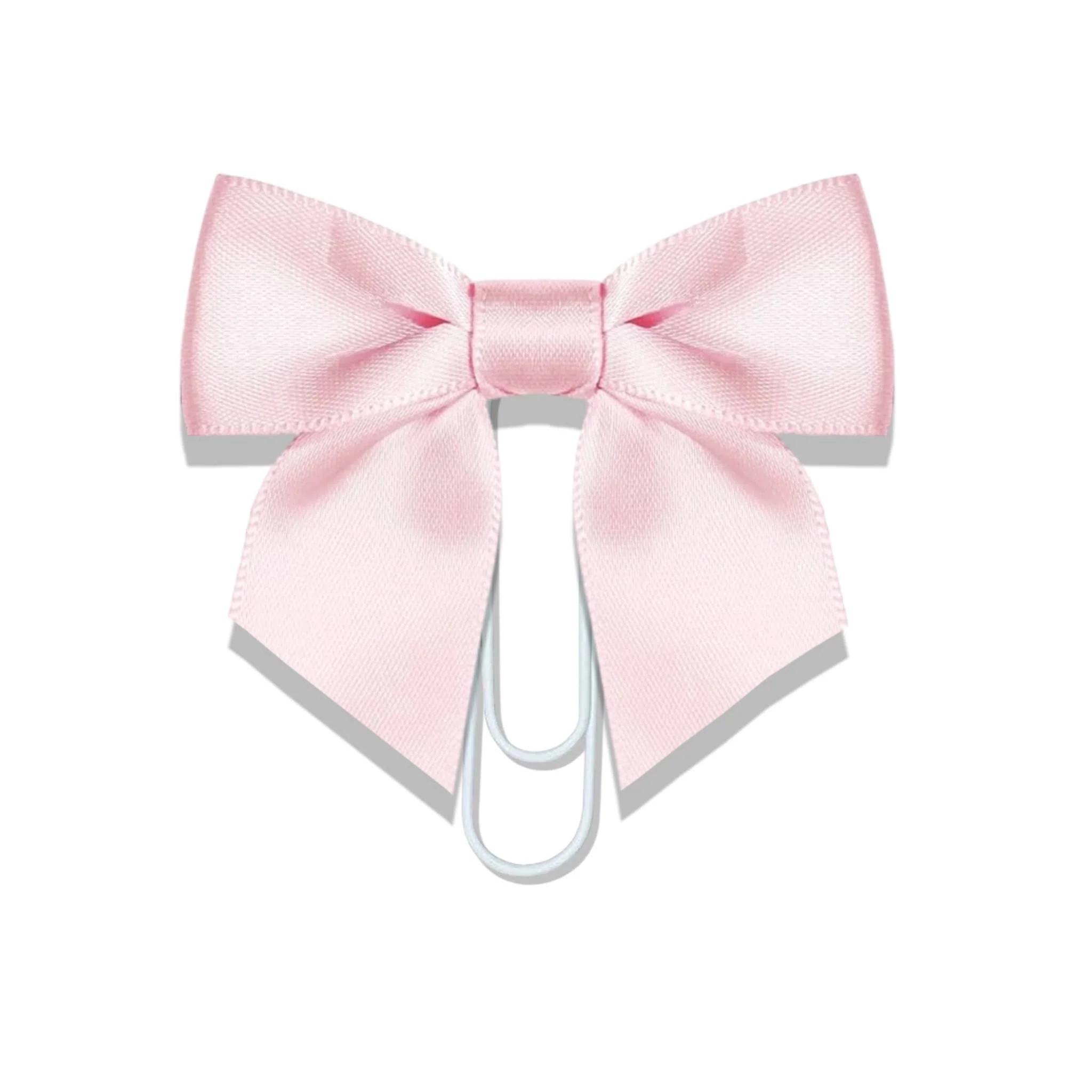 Dabble Doll - Bow Paper Clip Bookmark - Pink & Black - Image 2
