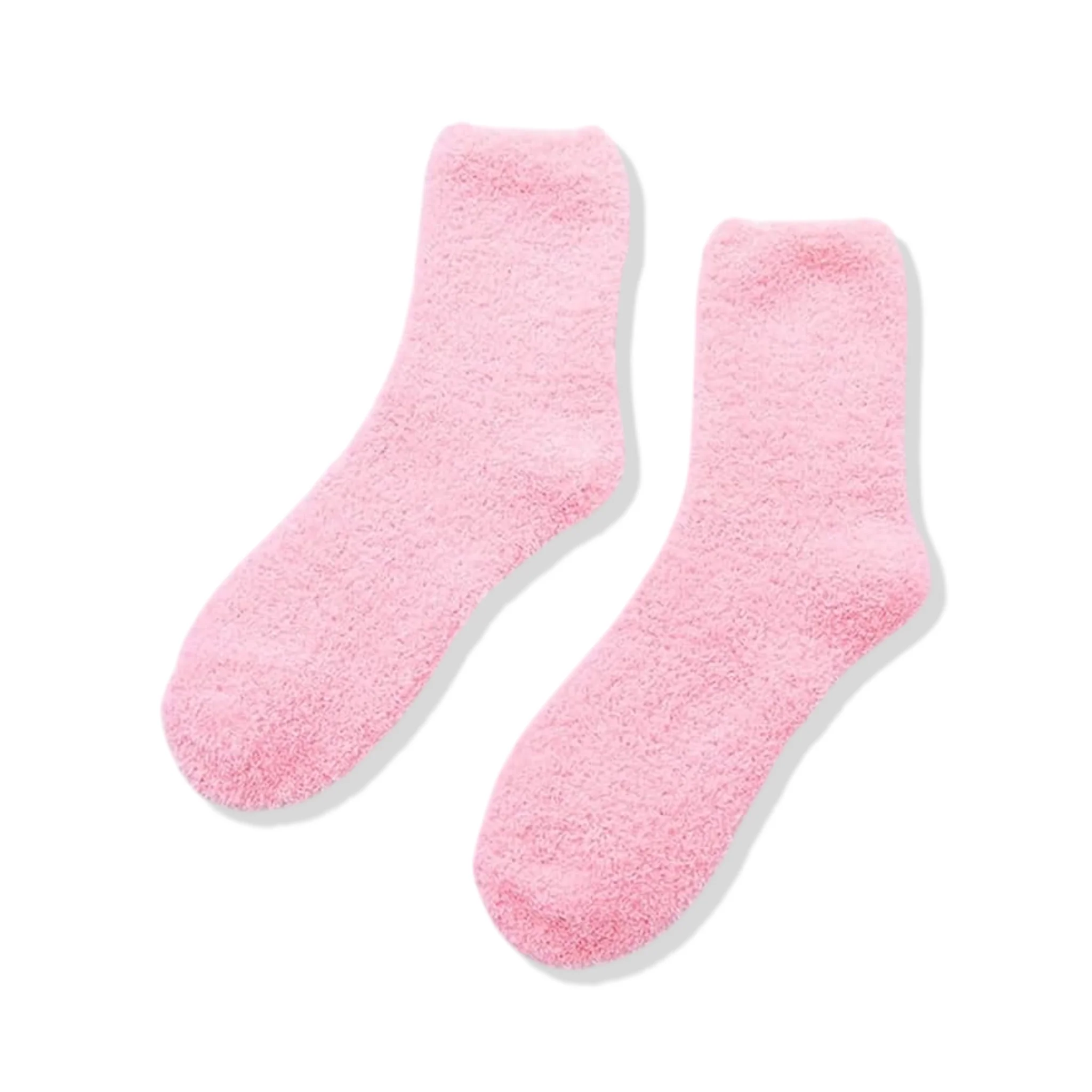 Dabble Doll - Pink Cozy Socks with Ribbon - Image 4