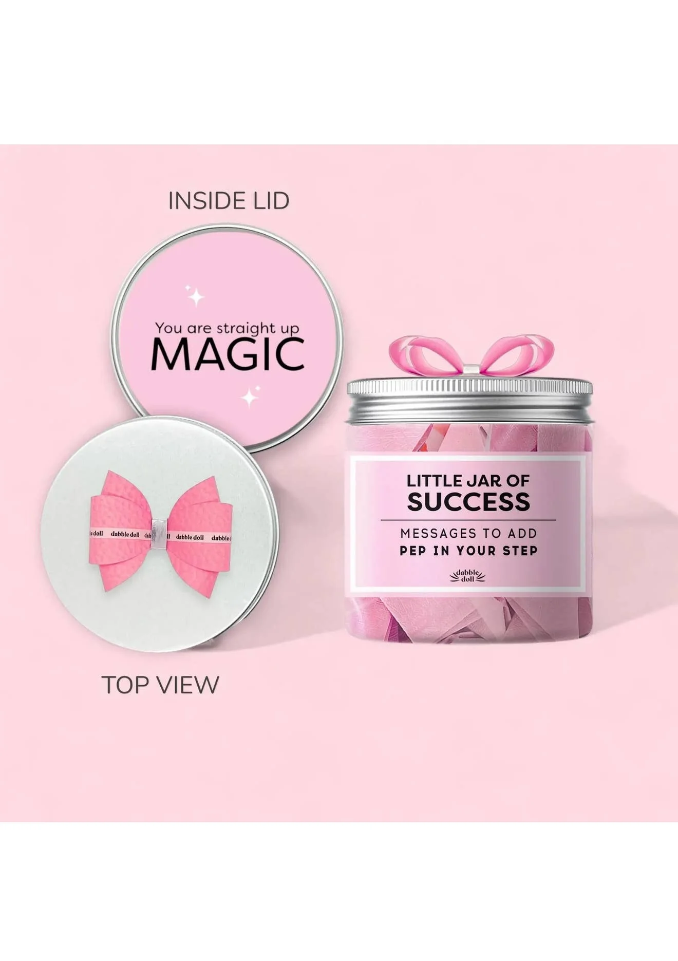 Success Jar-Uplifting Mood Boosting Motivation Gift with Box - Image 3